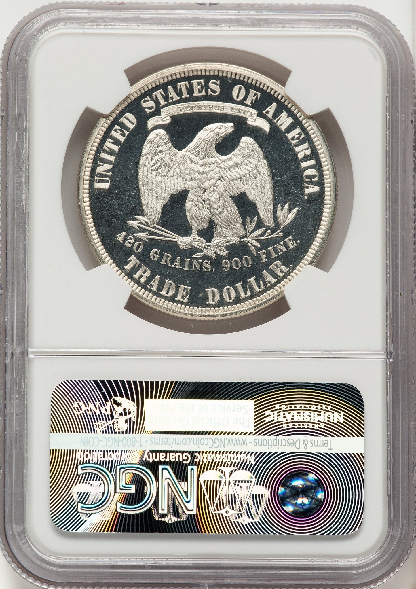 1882 T$1 Proof Trade Dollar NGC PR67