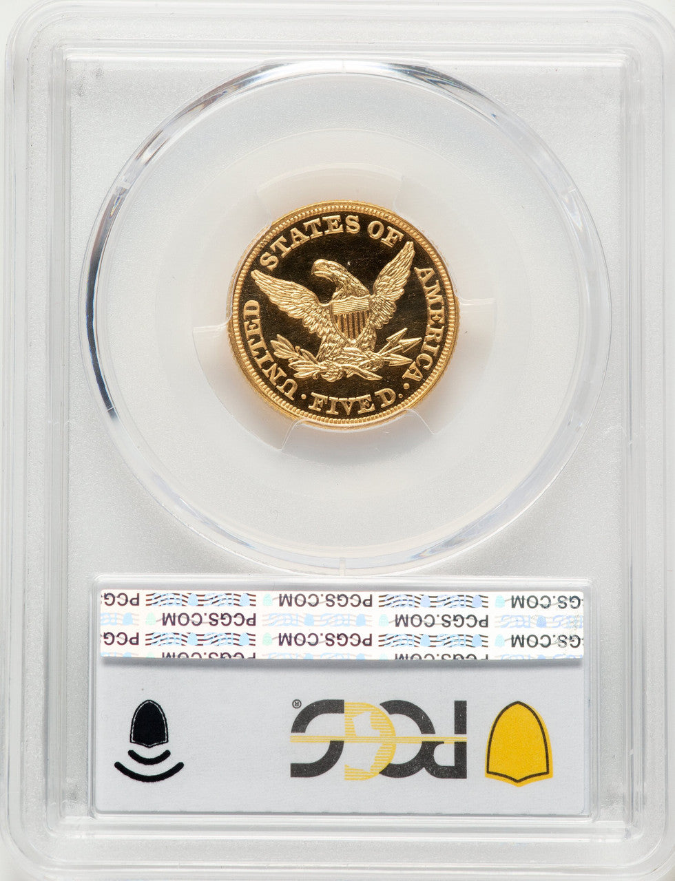 1864 $5 Proof Liberty Half Eagle PCGS PR65