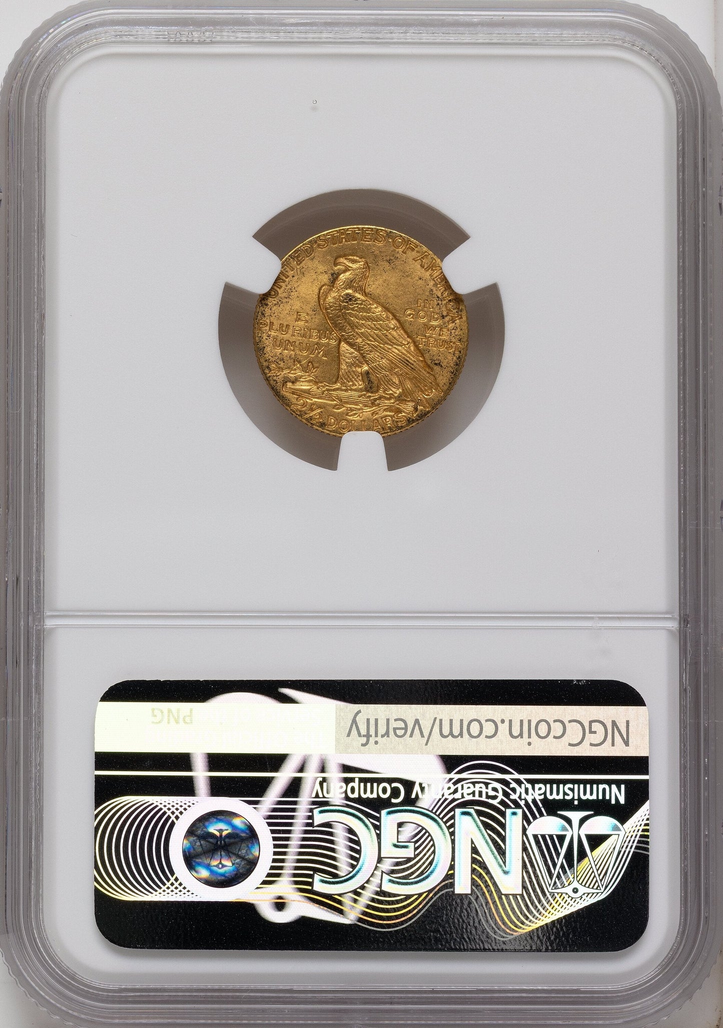 1909 $2.50 Indian Quarter Eagle NGC MS62
