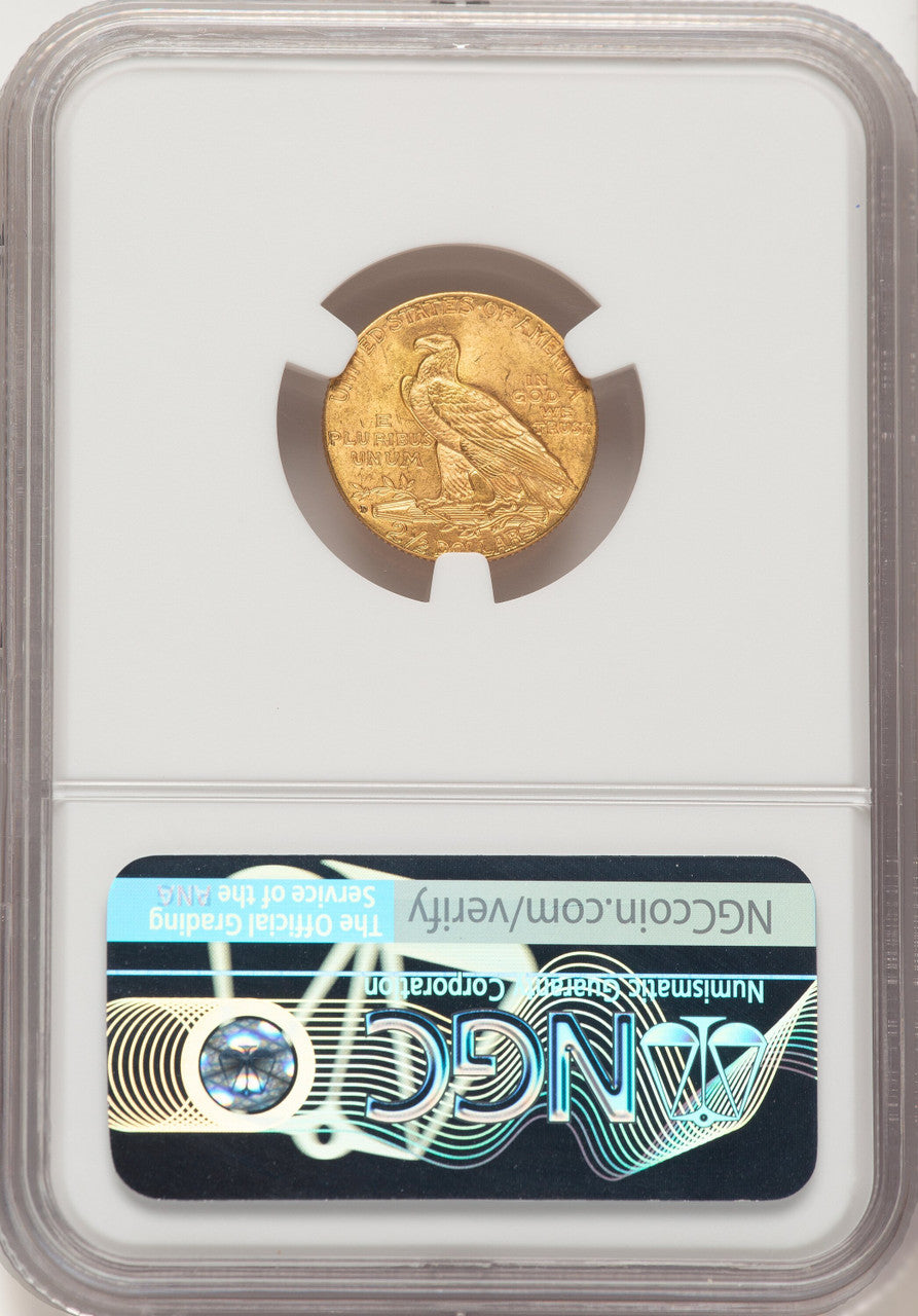 1925-D $2.50 Indian Quarter Eagle NGC MS65+
