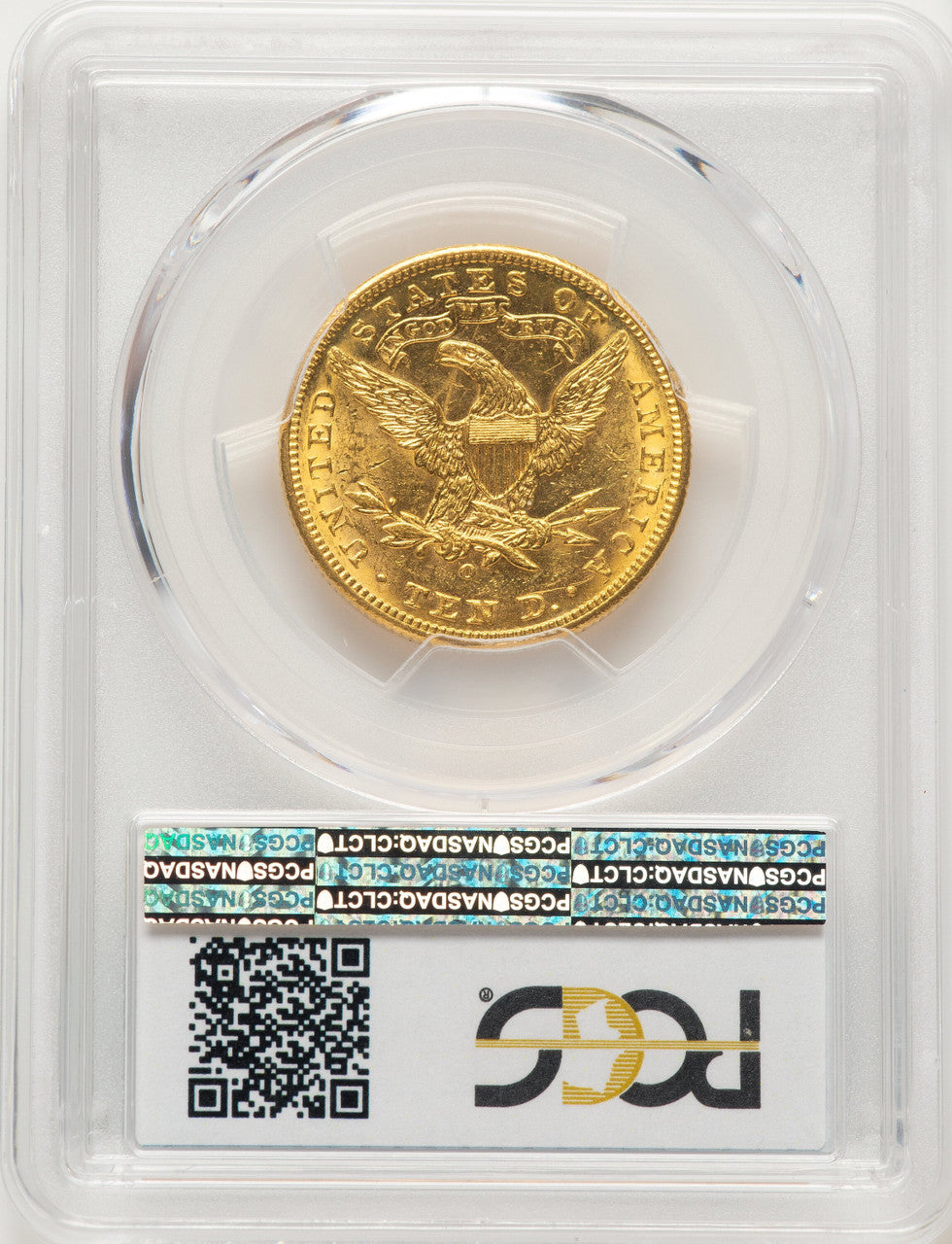 1892-O $10 Blue Gradient Liberty Eagle PCGS MS61