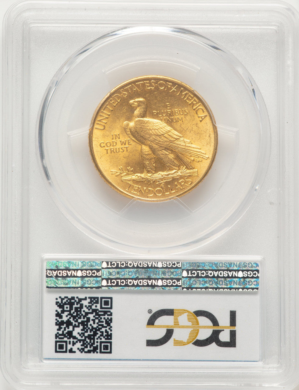 1912 $10 Blue Gradient Indian Eagle PCGS MS63