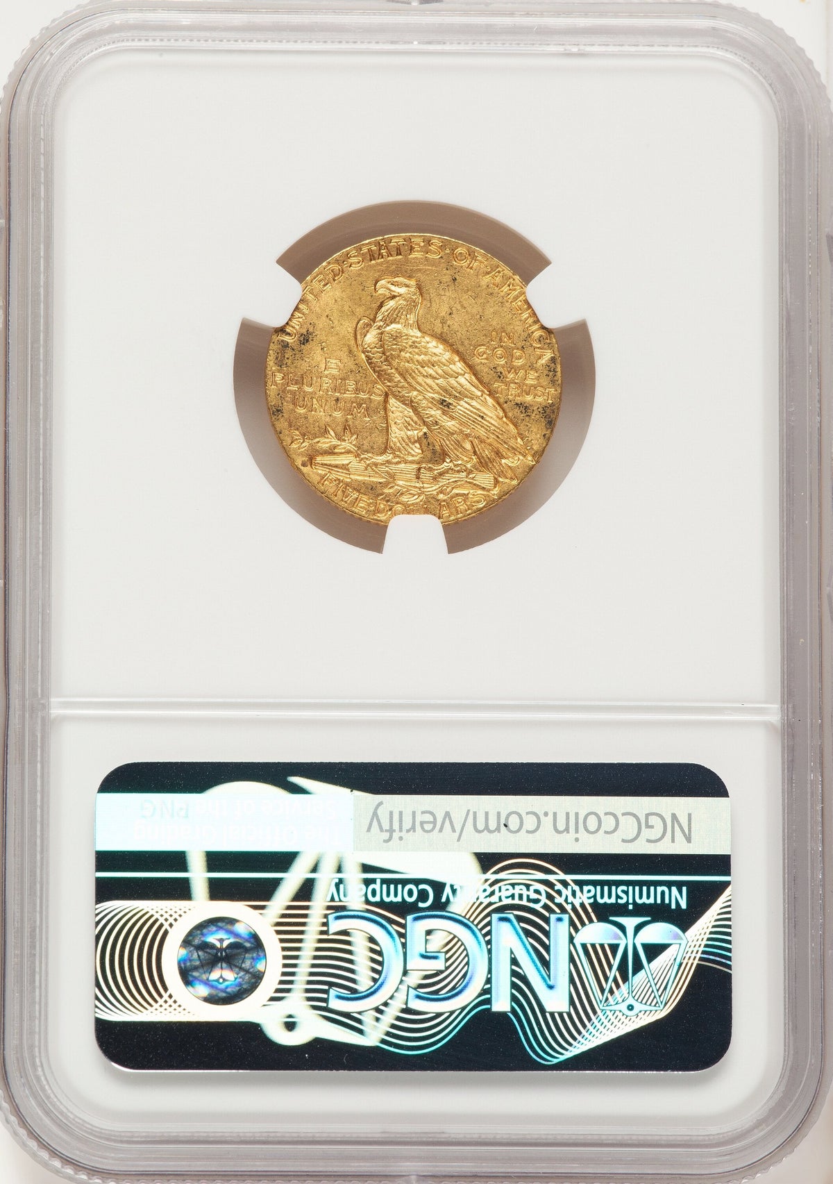 1912-S $5 Indian Half Eagle NGC MS62