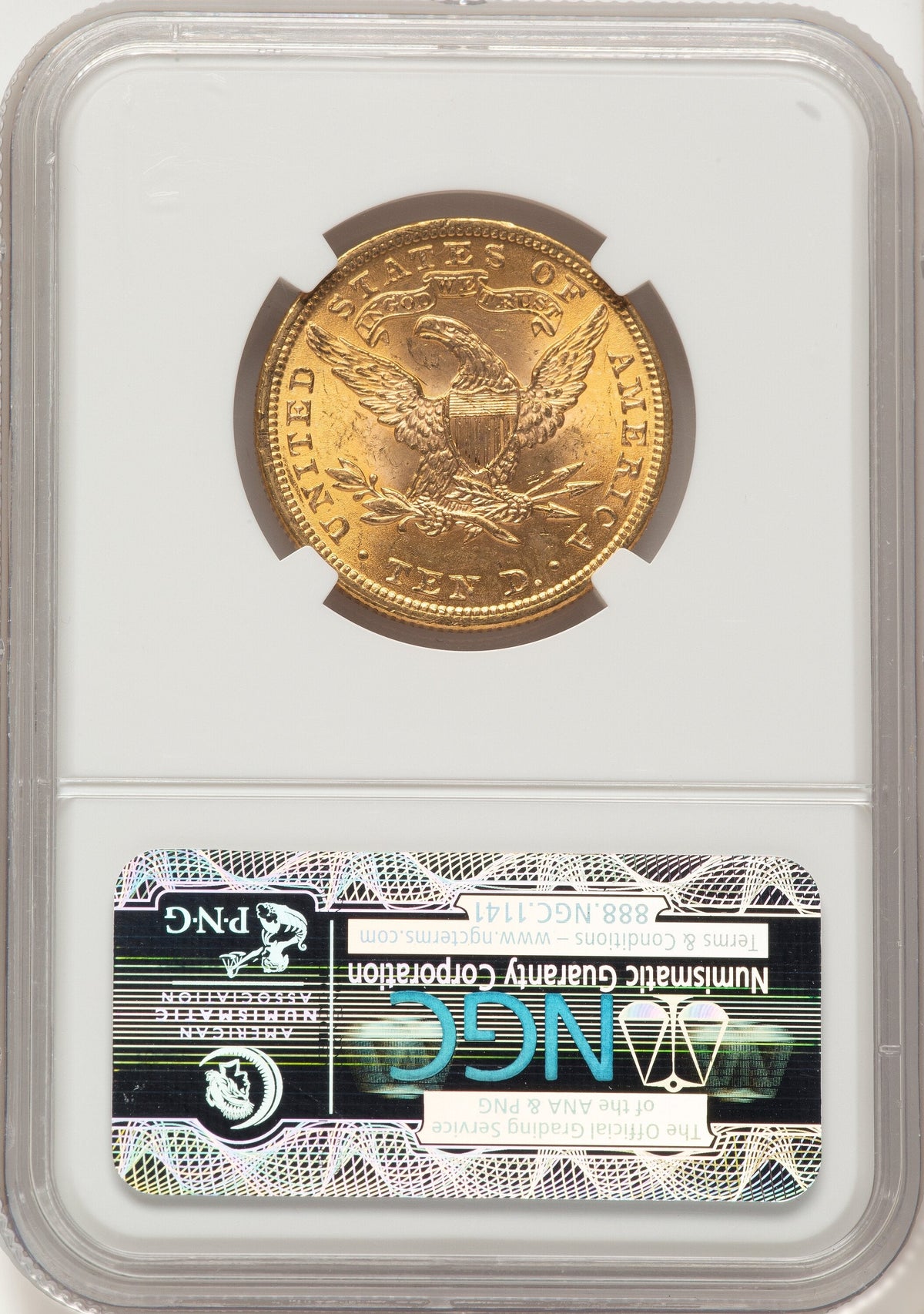 1901 $10 Liberty Eagle NGC MS65