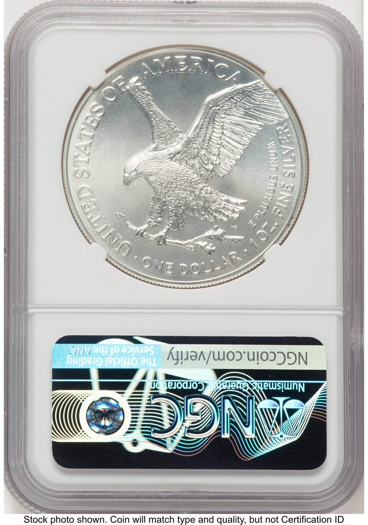 2021 Silver Eagle Type 2 Brown Label NGC MS70