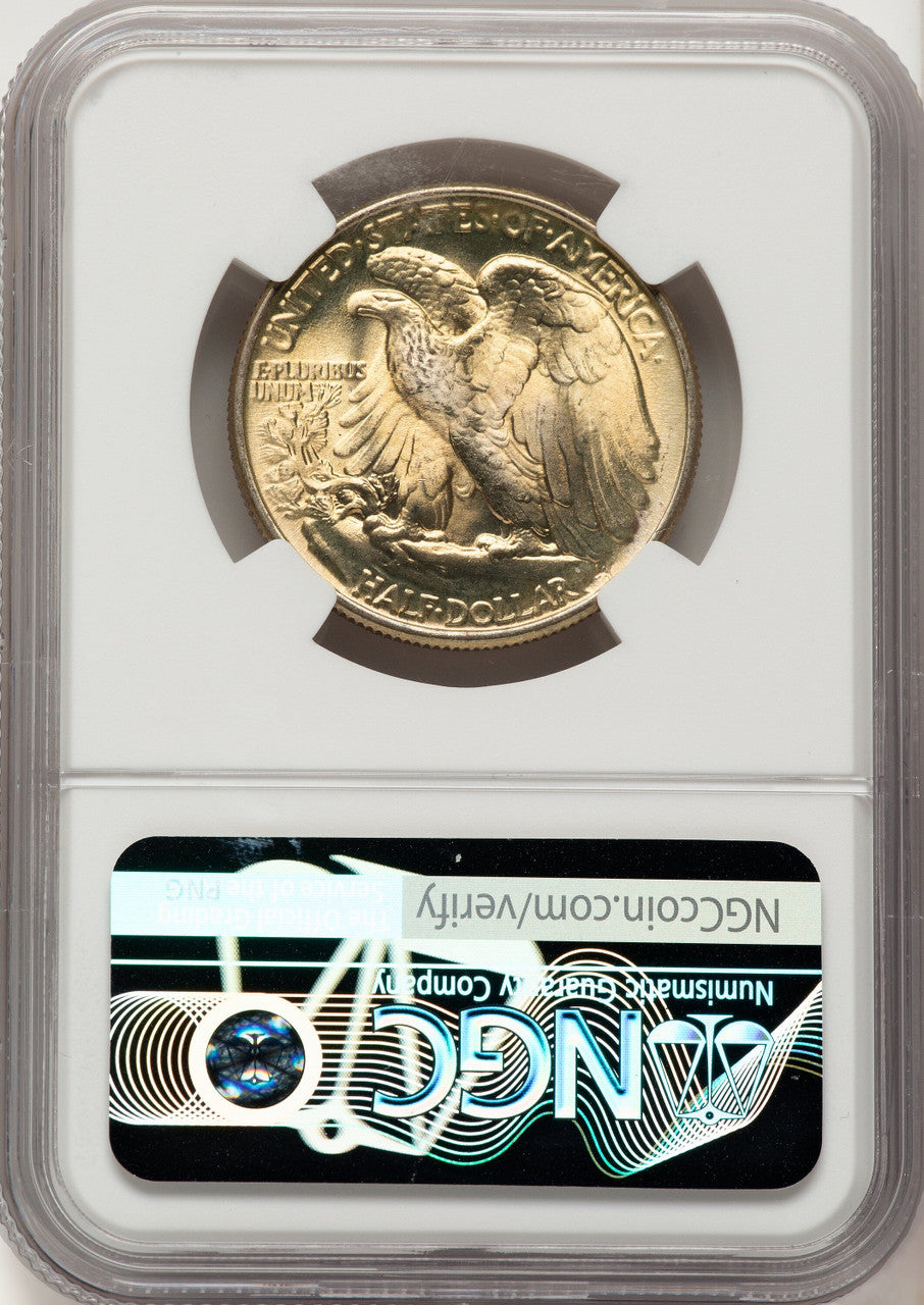 1946 50C Walking Liberty Half Dollar NGC MS67
