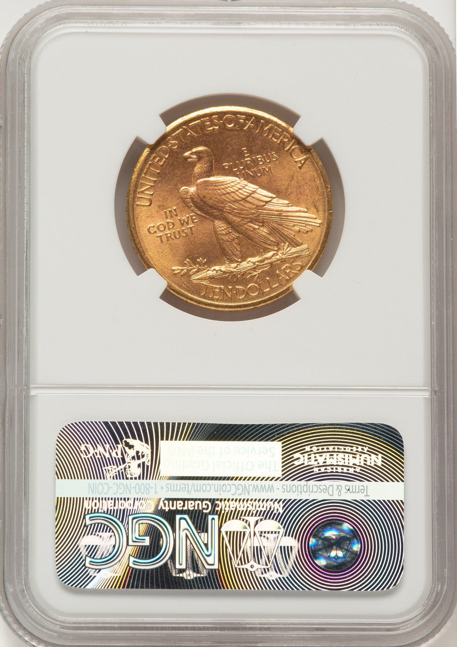 1911-D $10 Indian Eagle NGC AU58