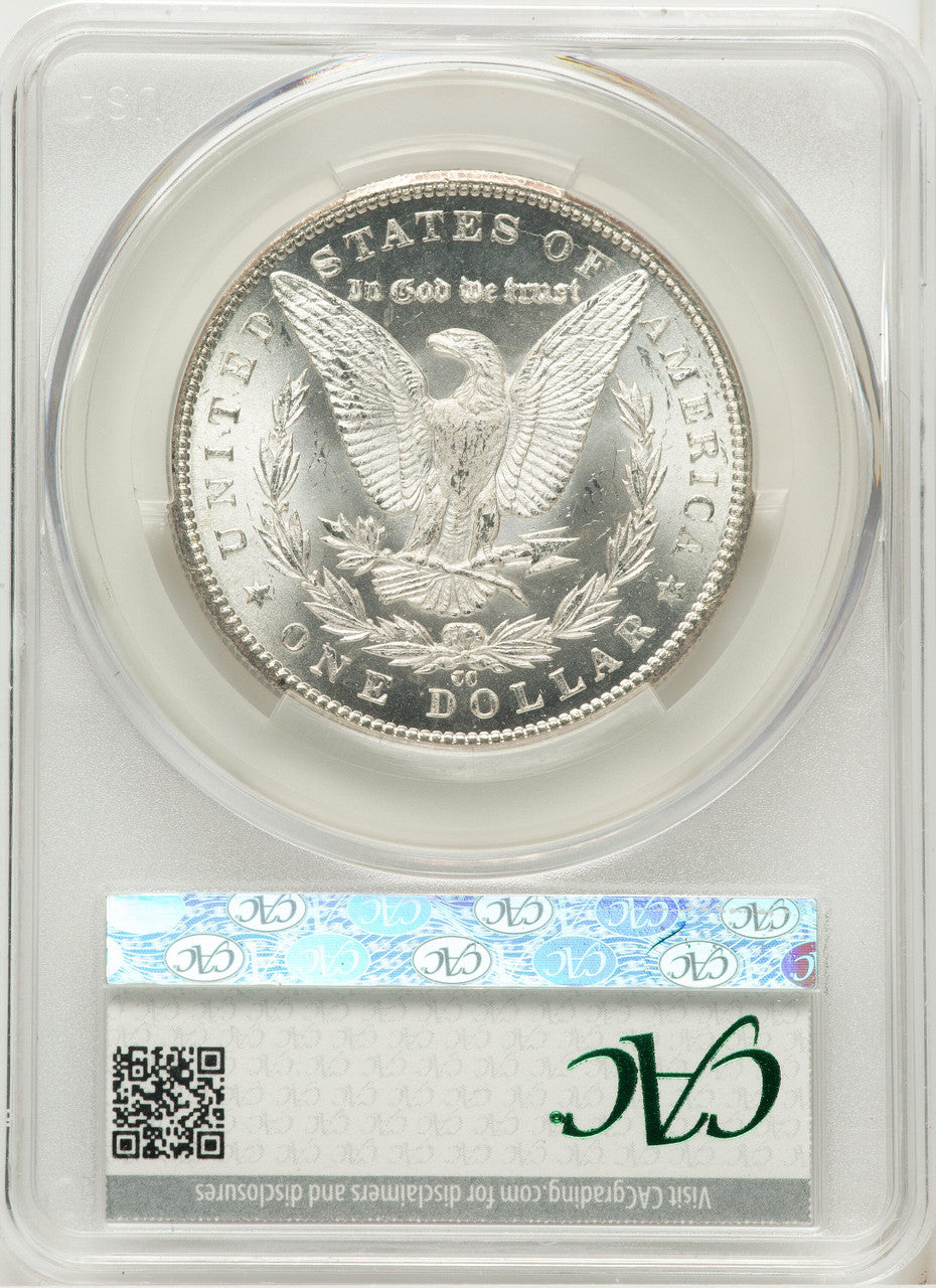 1885-CC Morgan Dollar CACG MS62