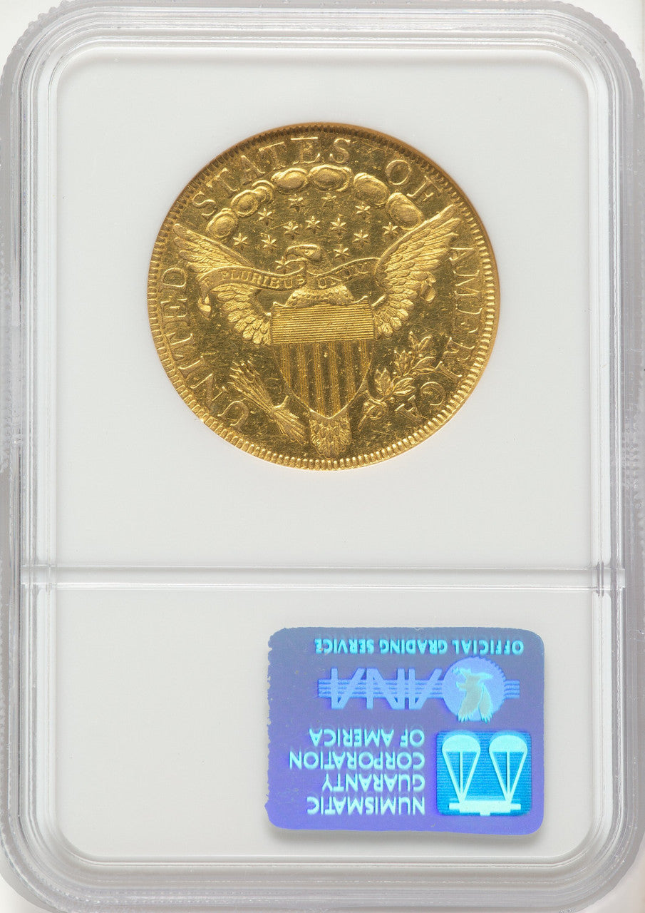 1799 $10 Lg Obv Stars Early Eagle NGC AU55