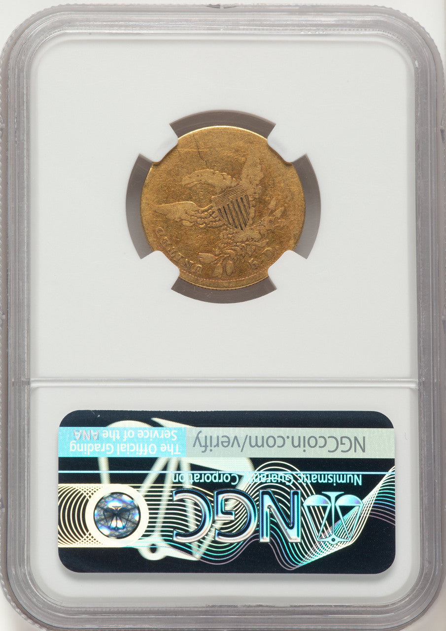 1838 $5 Classic Half Eagle NGC VG8