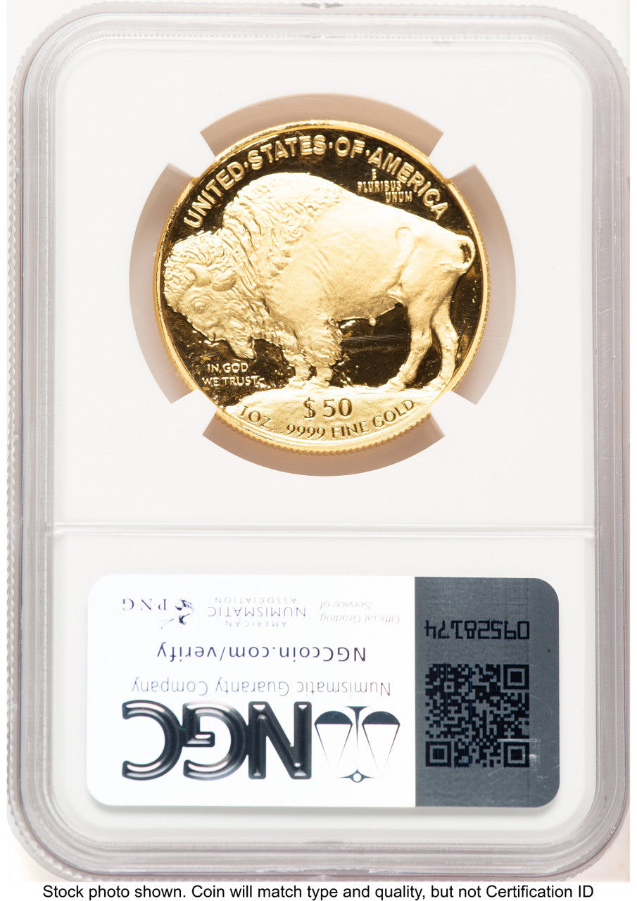 2006-W Proof Gold Buffalo 1 oz Brown Label NGC PF70
