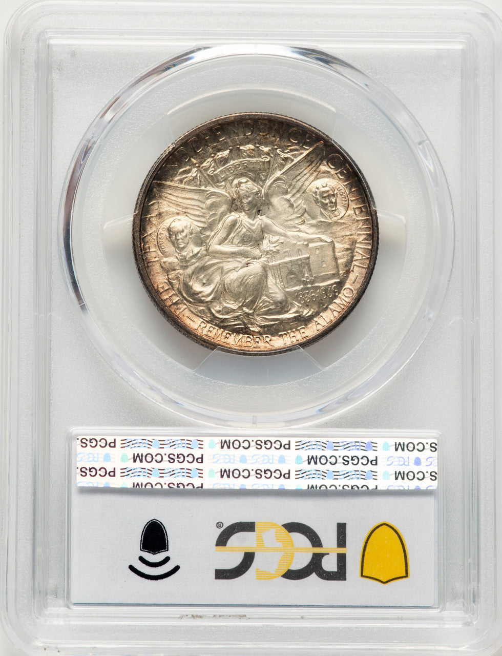1934 50C Texas CAC Commemorative Silver PCGS MS67