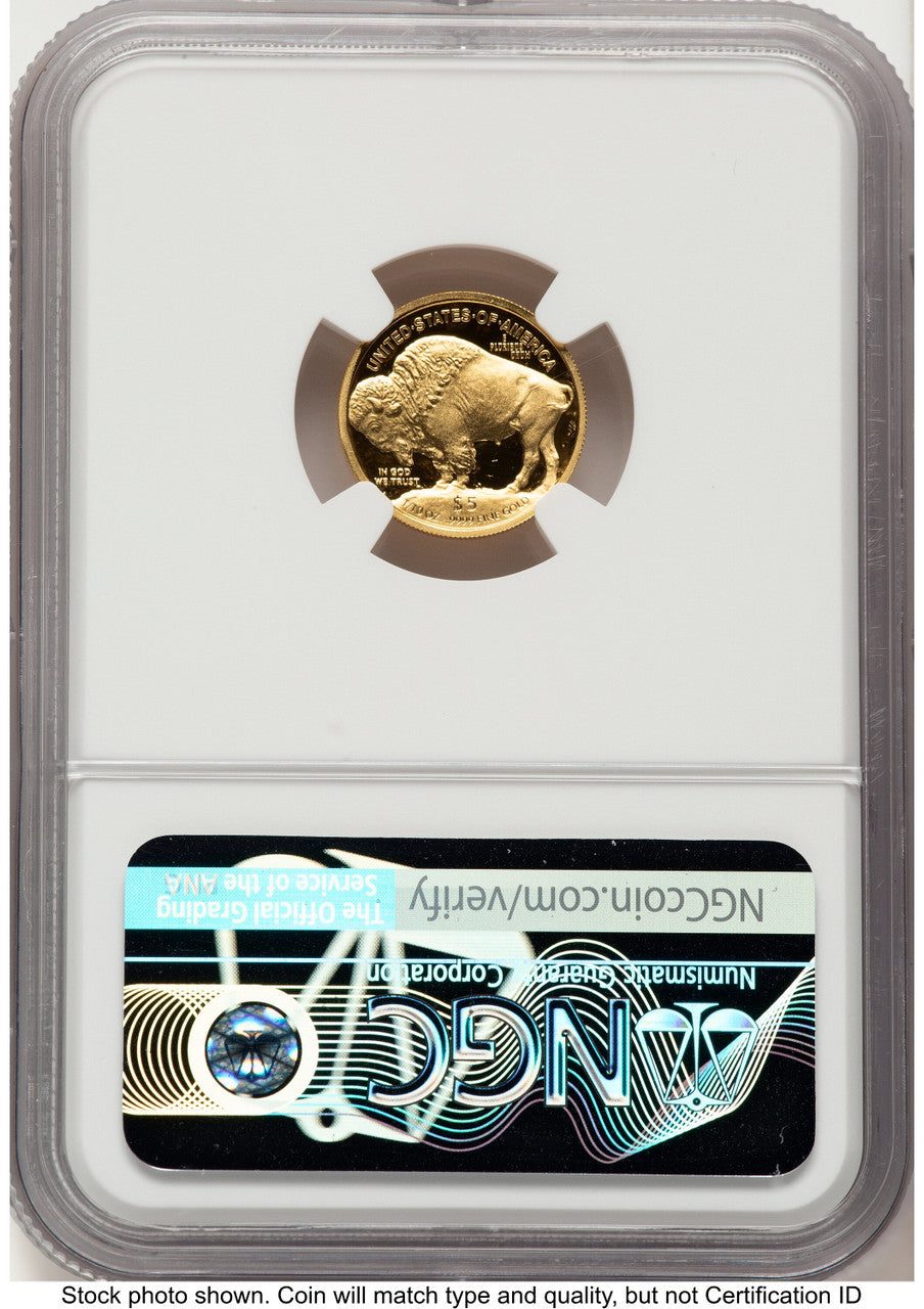 2008-W Proof Gold Buffalo 1/10 oz Thomas Uram NGC PF70