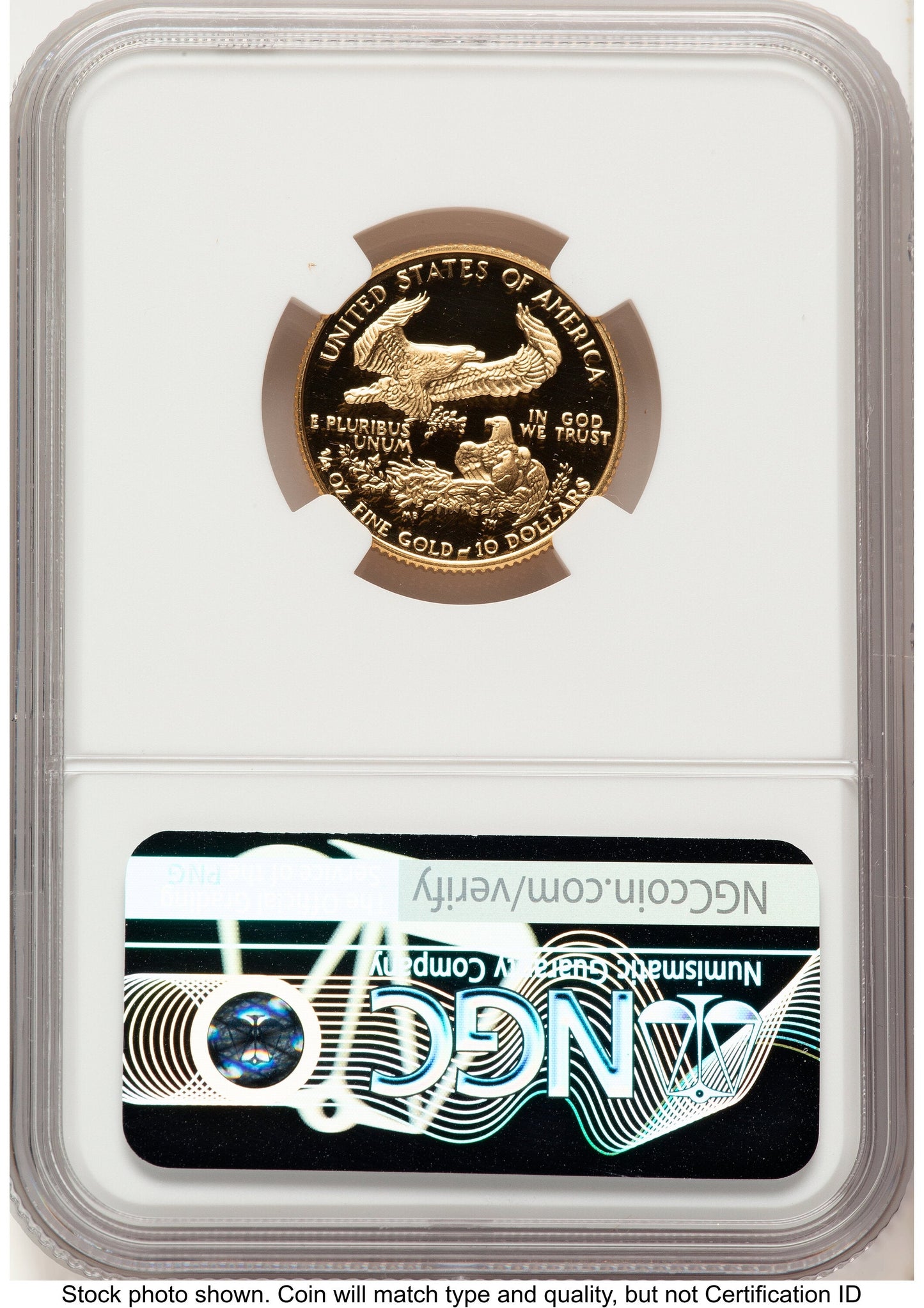1992-P Proof Gold Eagle 1/4 oz Red Book NGC PF70