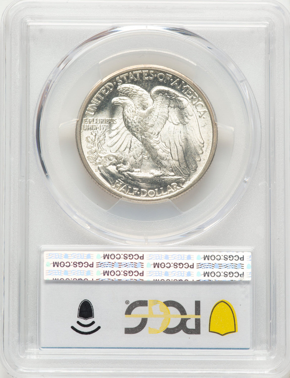 1917-S 50C REVERSE Walking Liberty Half Dollar PCGS MS65