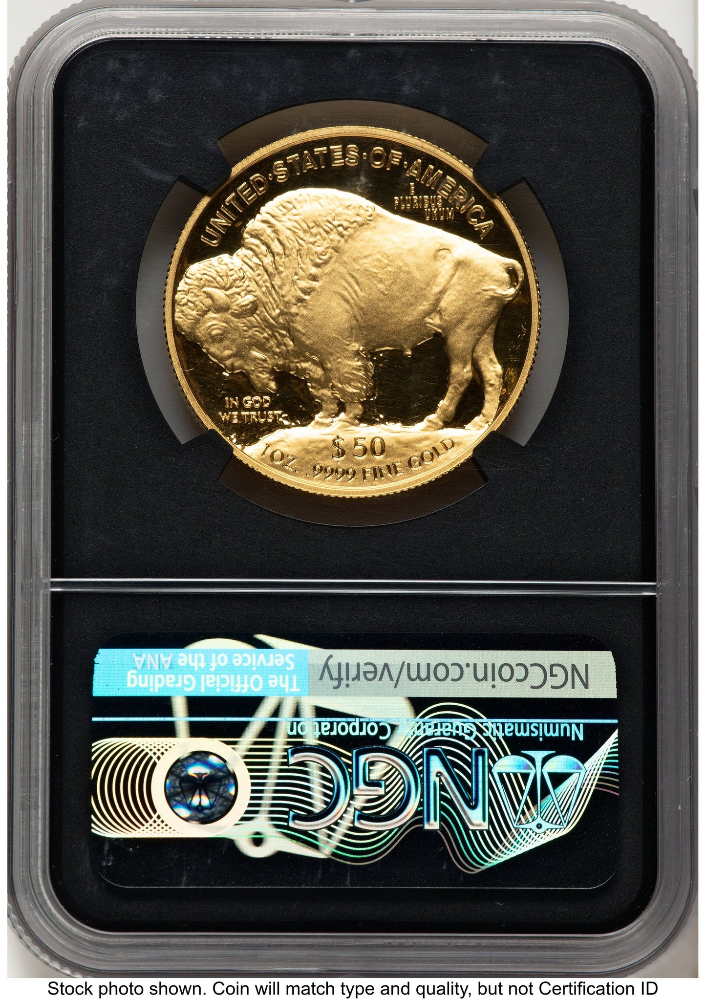 2023-W Proof Gold Buffalo 1 oz ER Blue NGC PF70