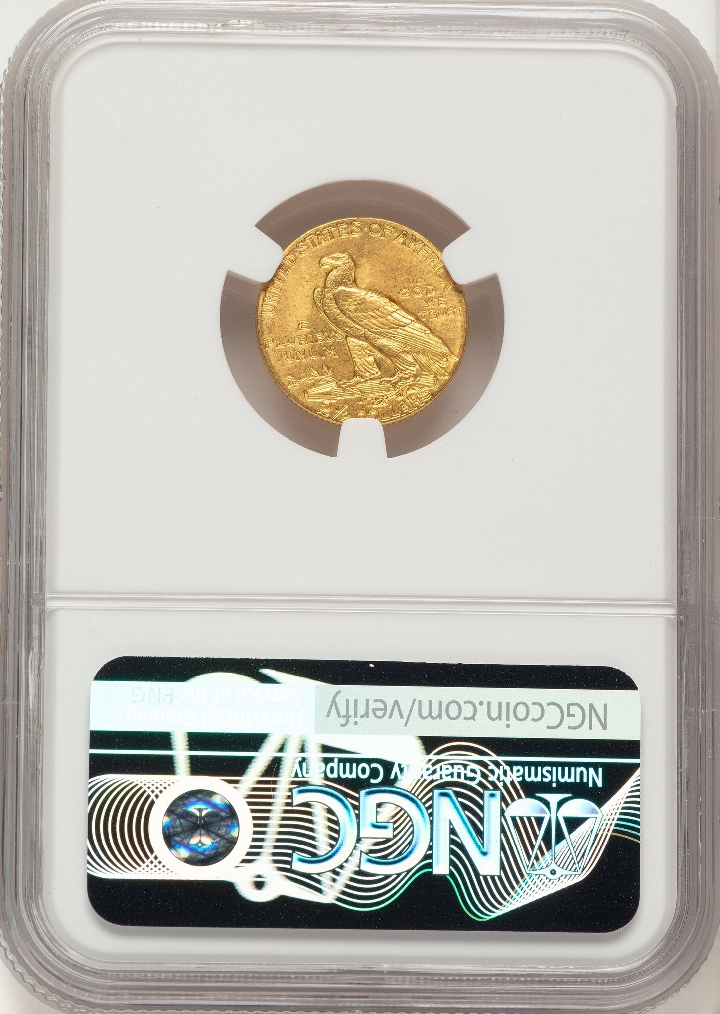 1908 $2.50 Indian Quarter Eagle NGC MS65