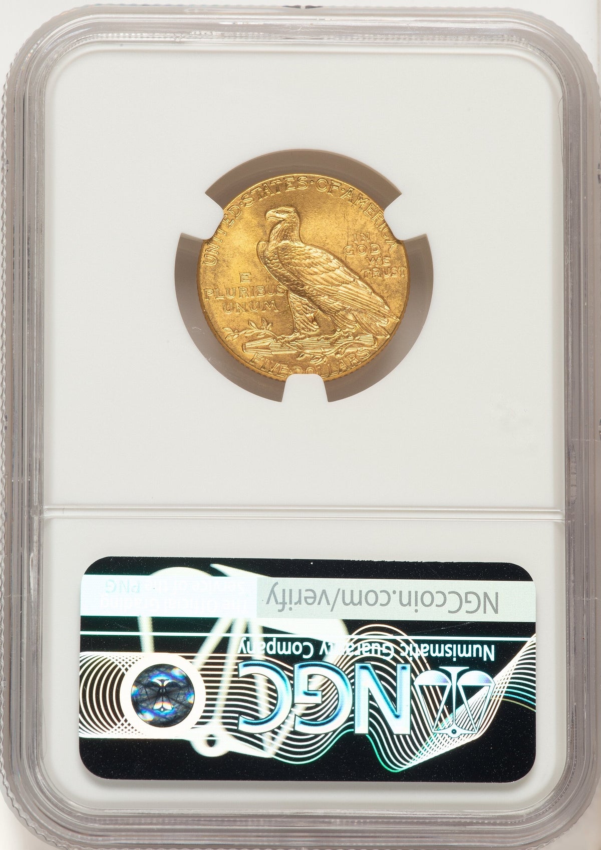 1913 $5 Indian Half Eagle NGC MS65