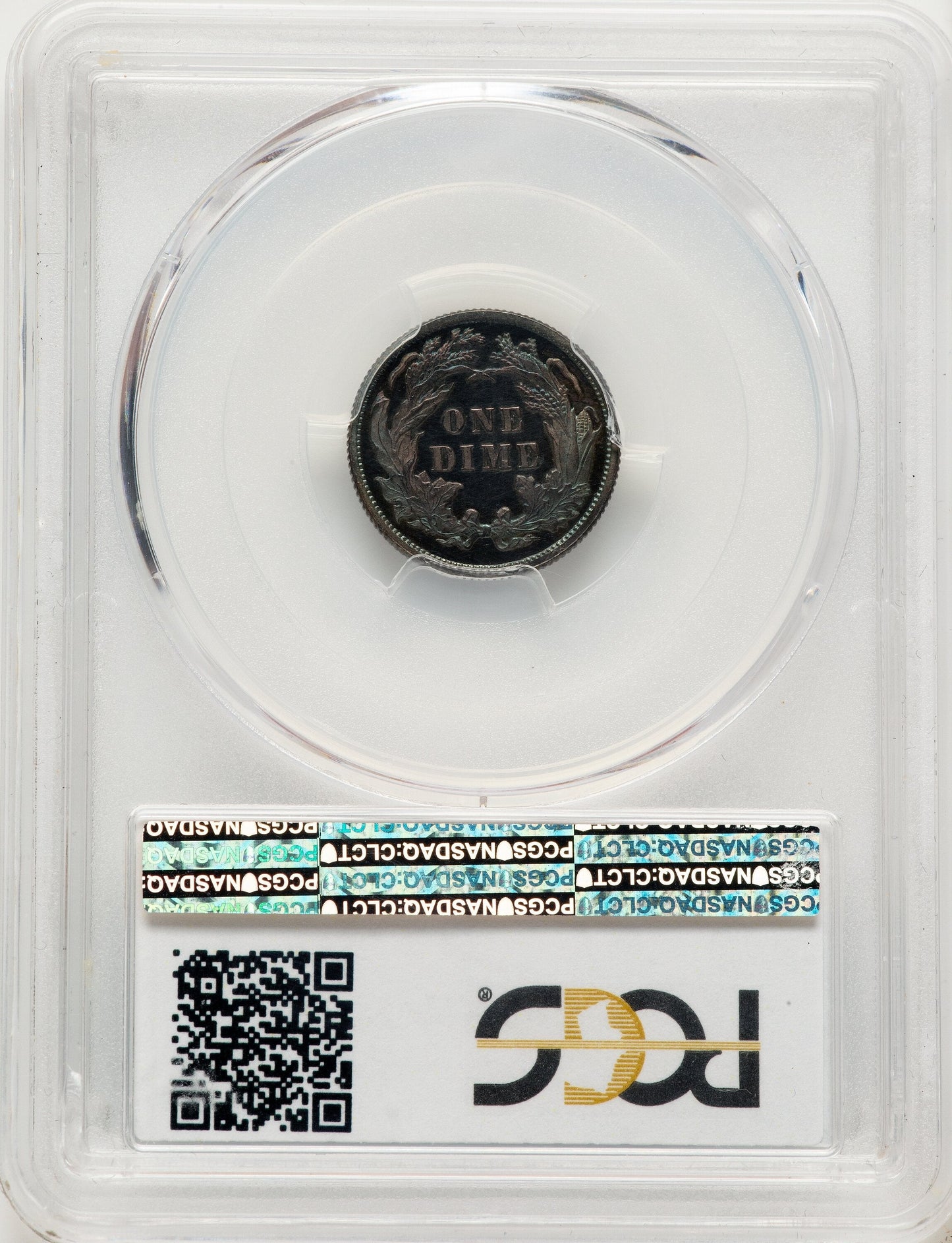 1880 10C Proof Seated Dime PCGS PR65