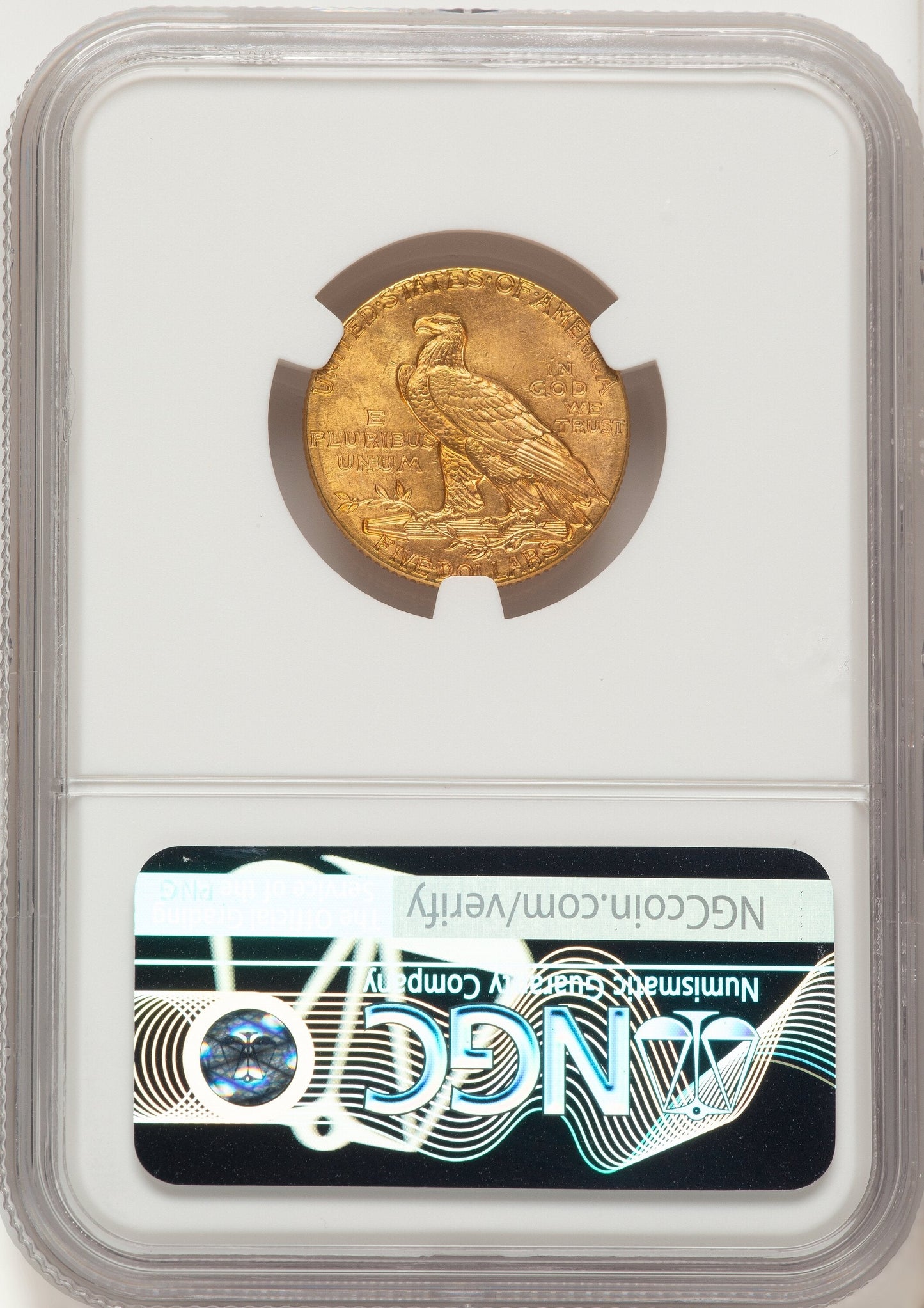 1912 $5 Indian Half Eagle NGC MS64