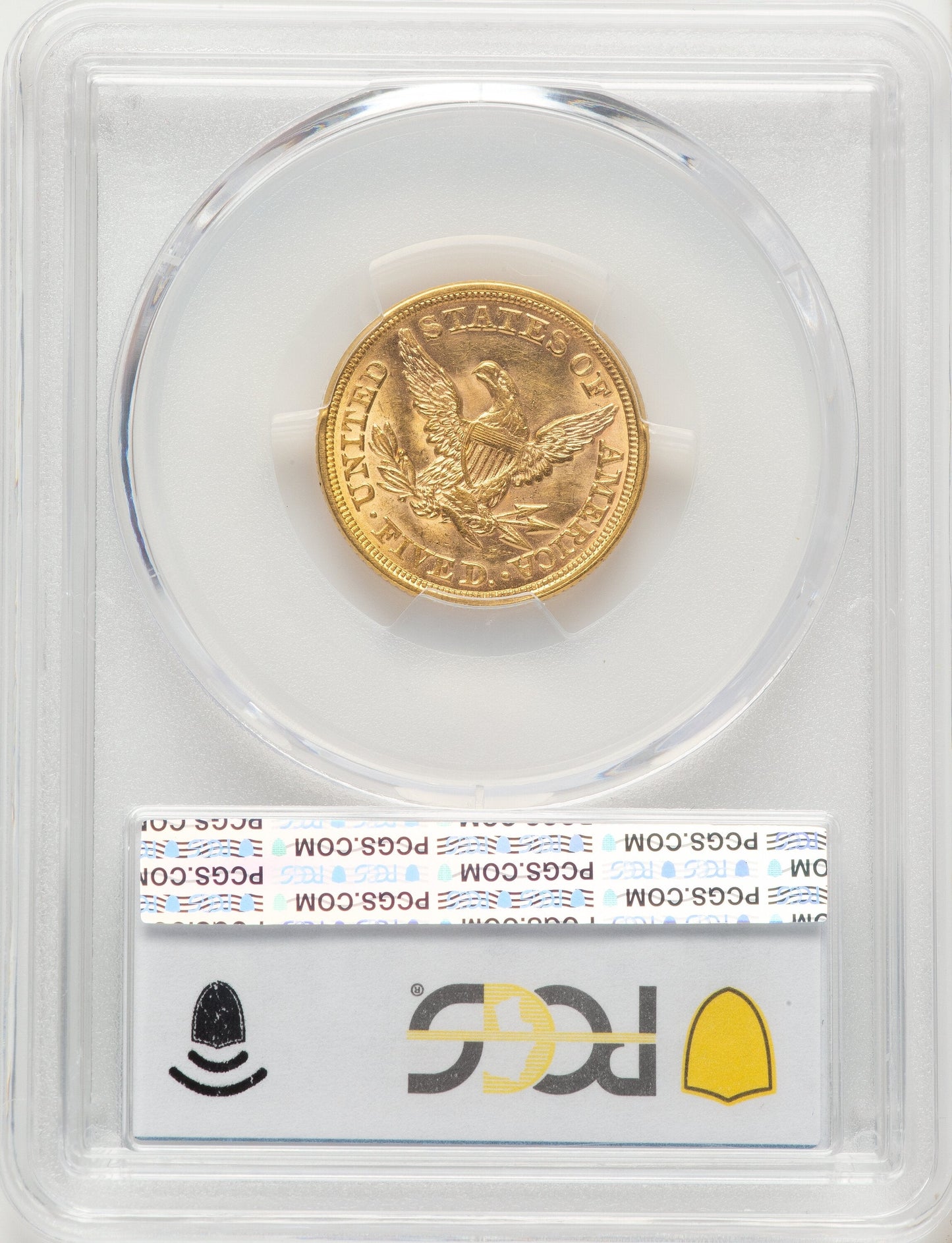1852 $5 Liberty Half Eagle PCGS MS62