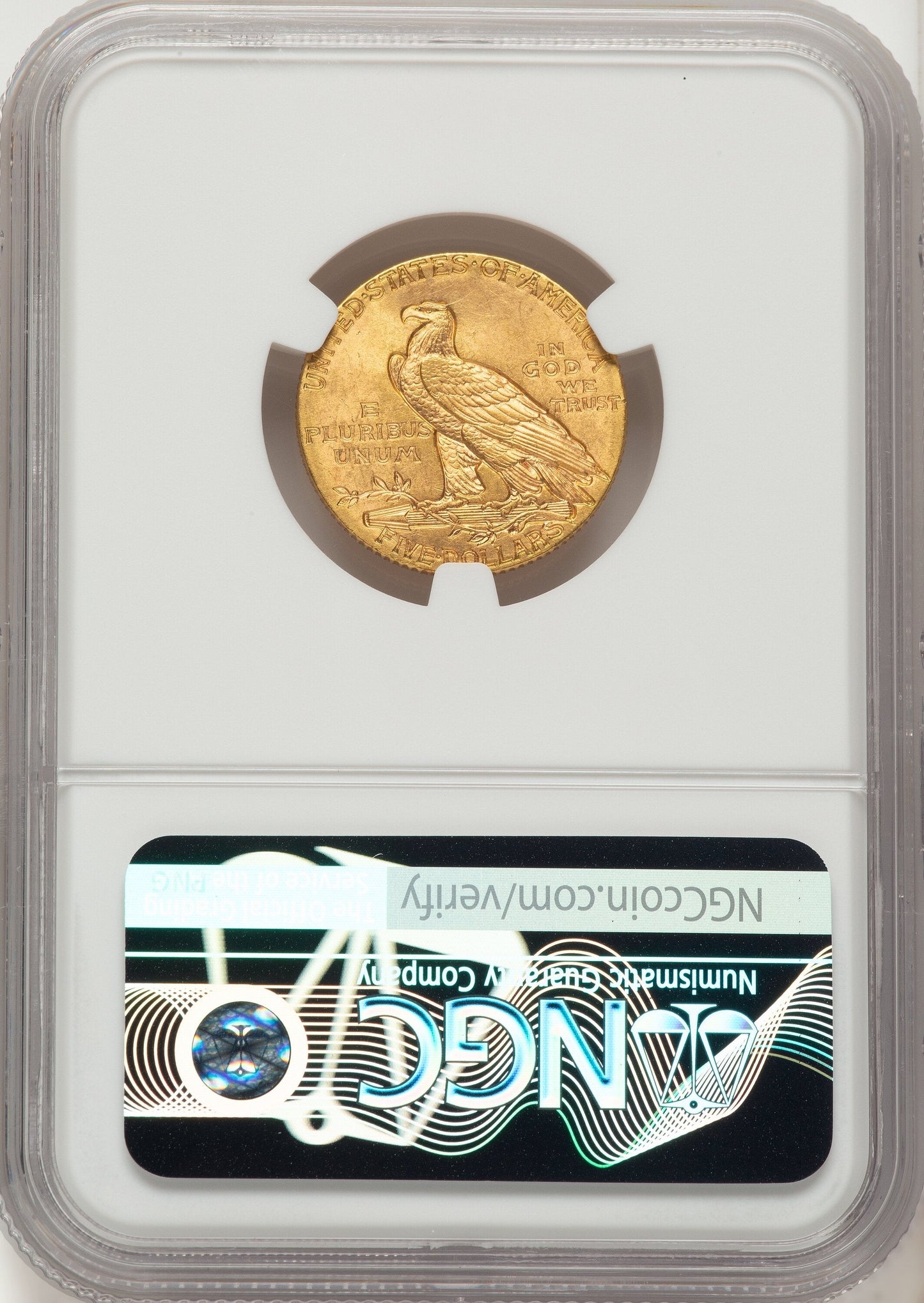 1912 $5 Indian Half Eagle NGC MS64+