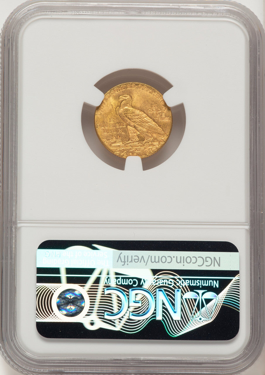 1929 $2.50 Indian Quarter Eagle NGC MS65