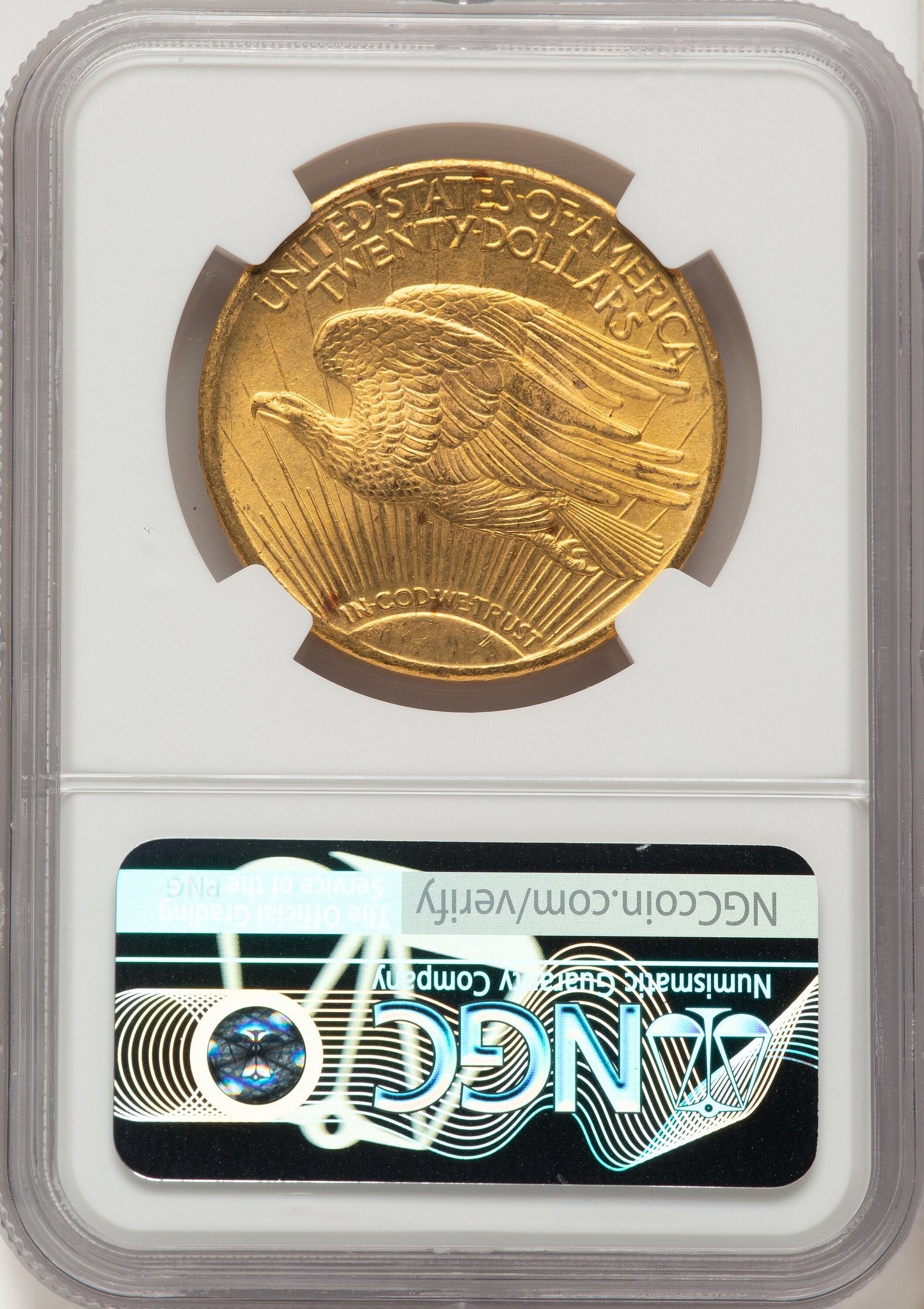 1924 $20 Saint Saint-Gaudens Double Eagle NGC MS66+