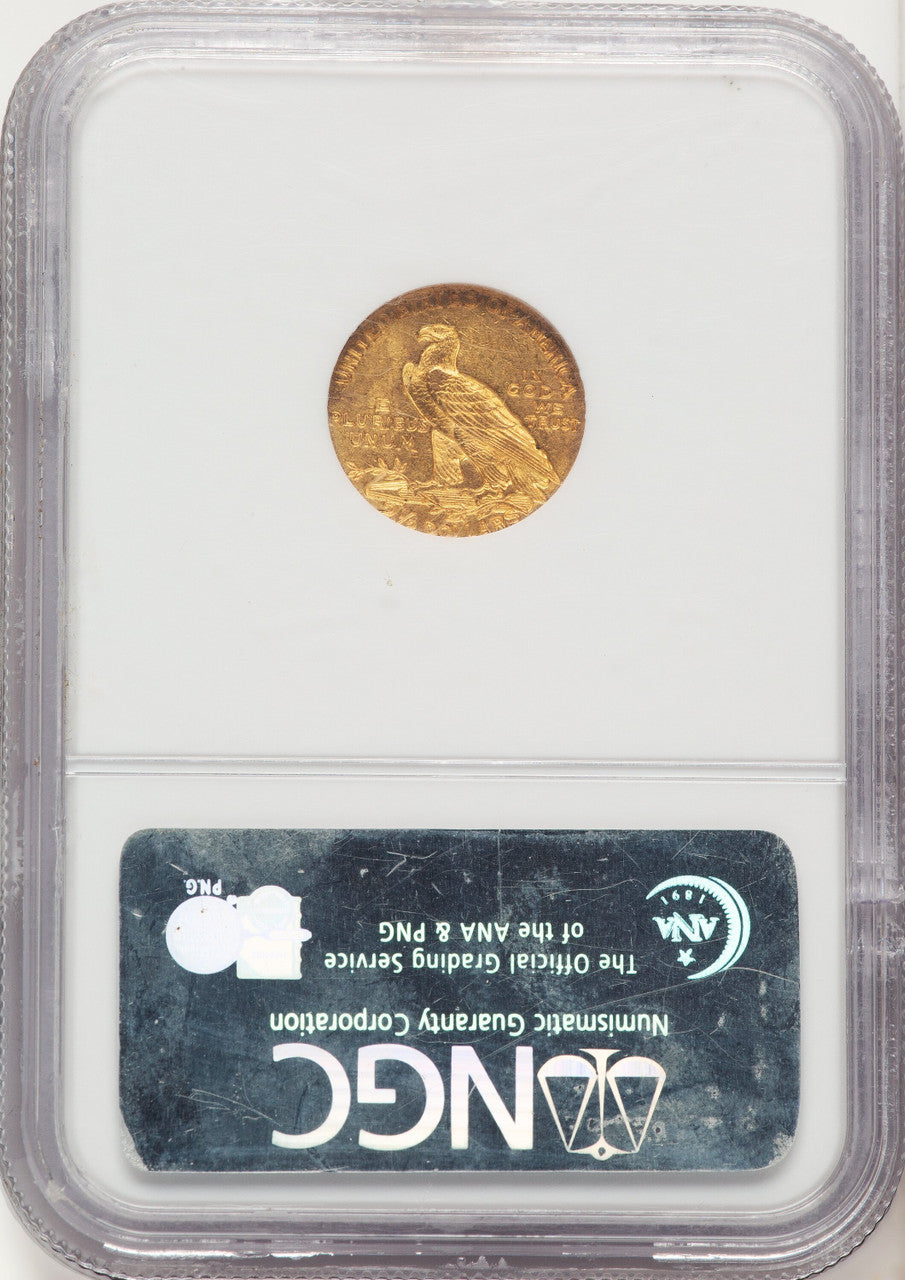 1911 $2.50 Indian Quarter Eagle NGC MS61