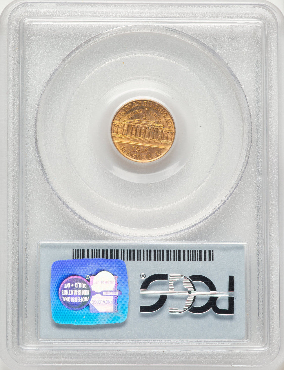 1916 G$1 McKinley Commemorative Gold PCGS MS64