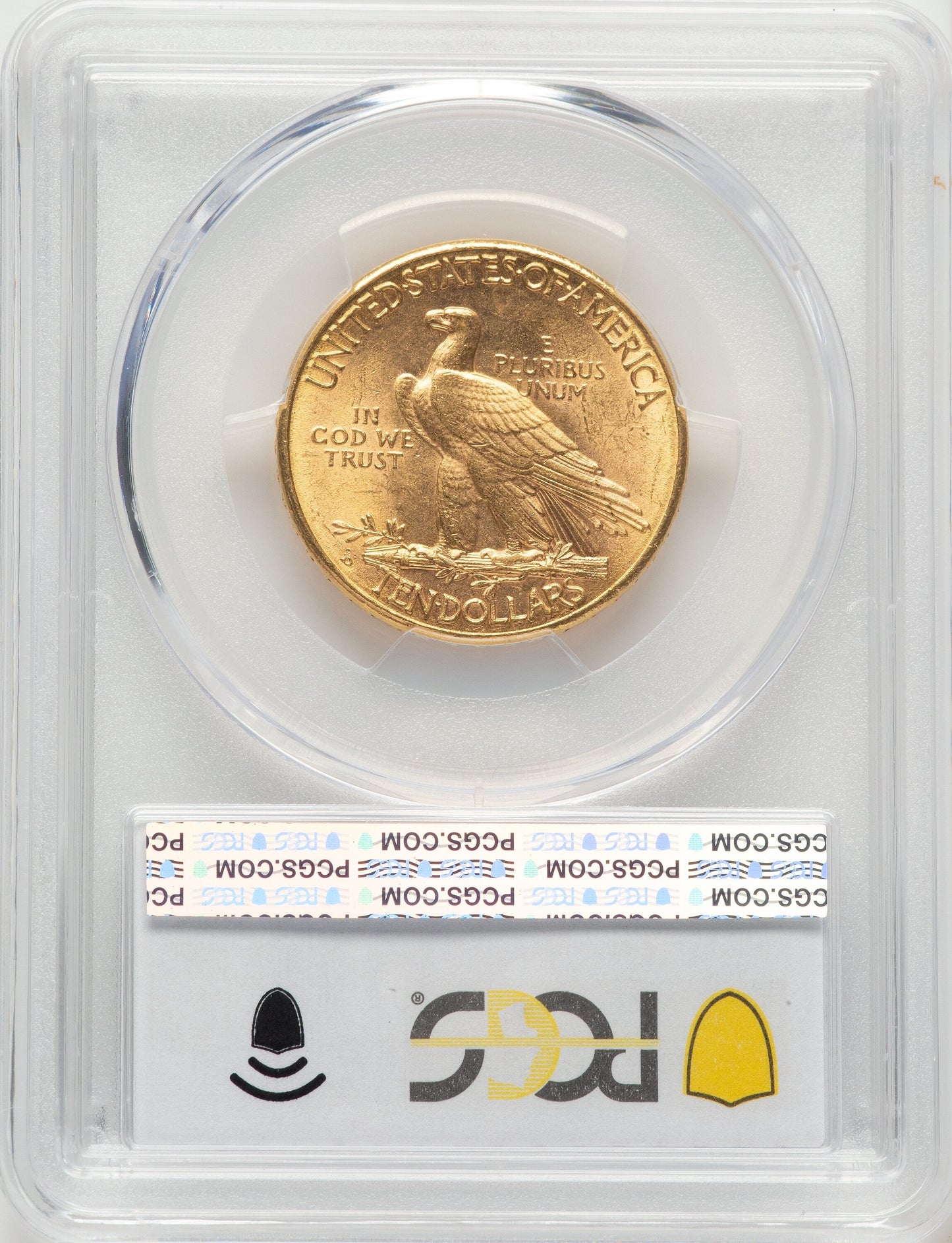 1908-D $10 MOTTO Indian Eagle PCGS MS63
