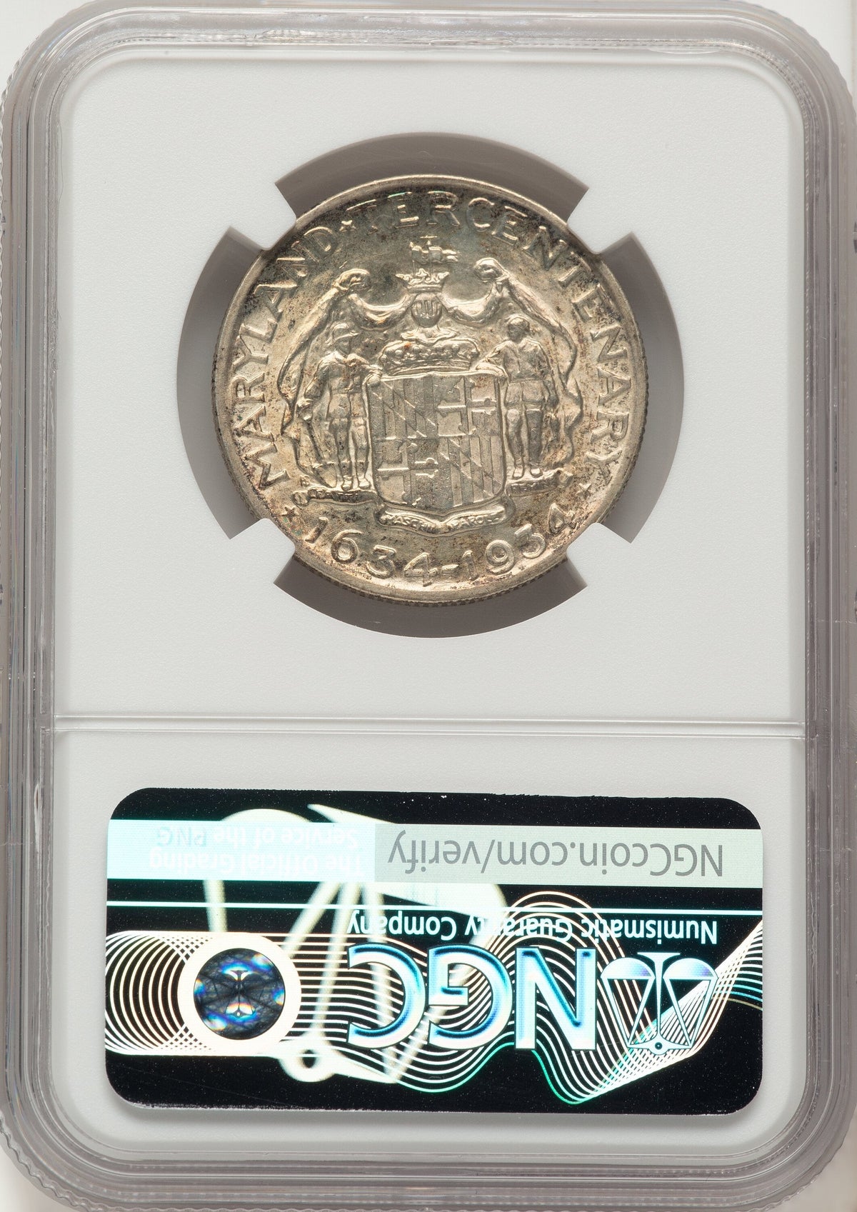 1934 50C Maryland Commemorative Silver NGC MS67