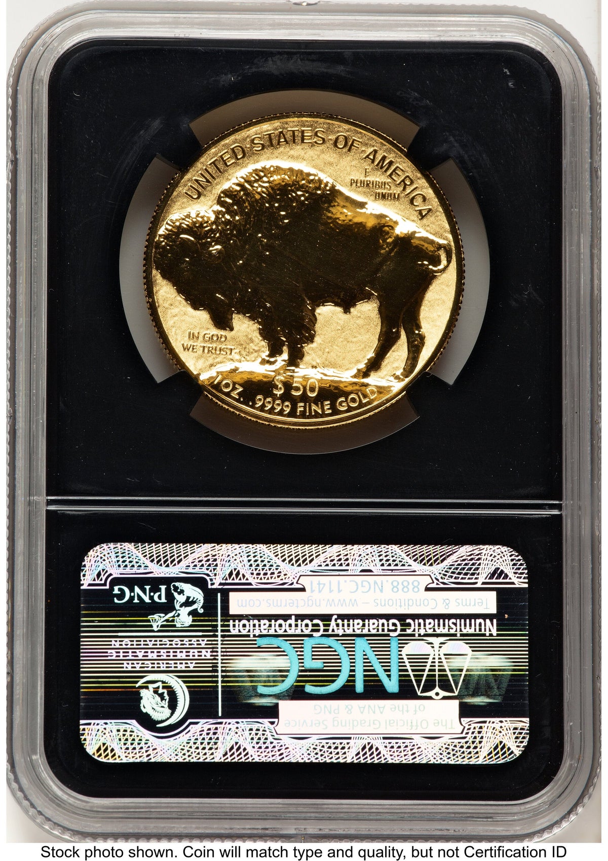 2013-W Reverse Proof Gold Buffalo 1 oz Bison Label NGC PF70