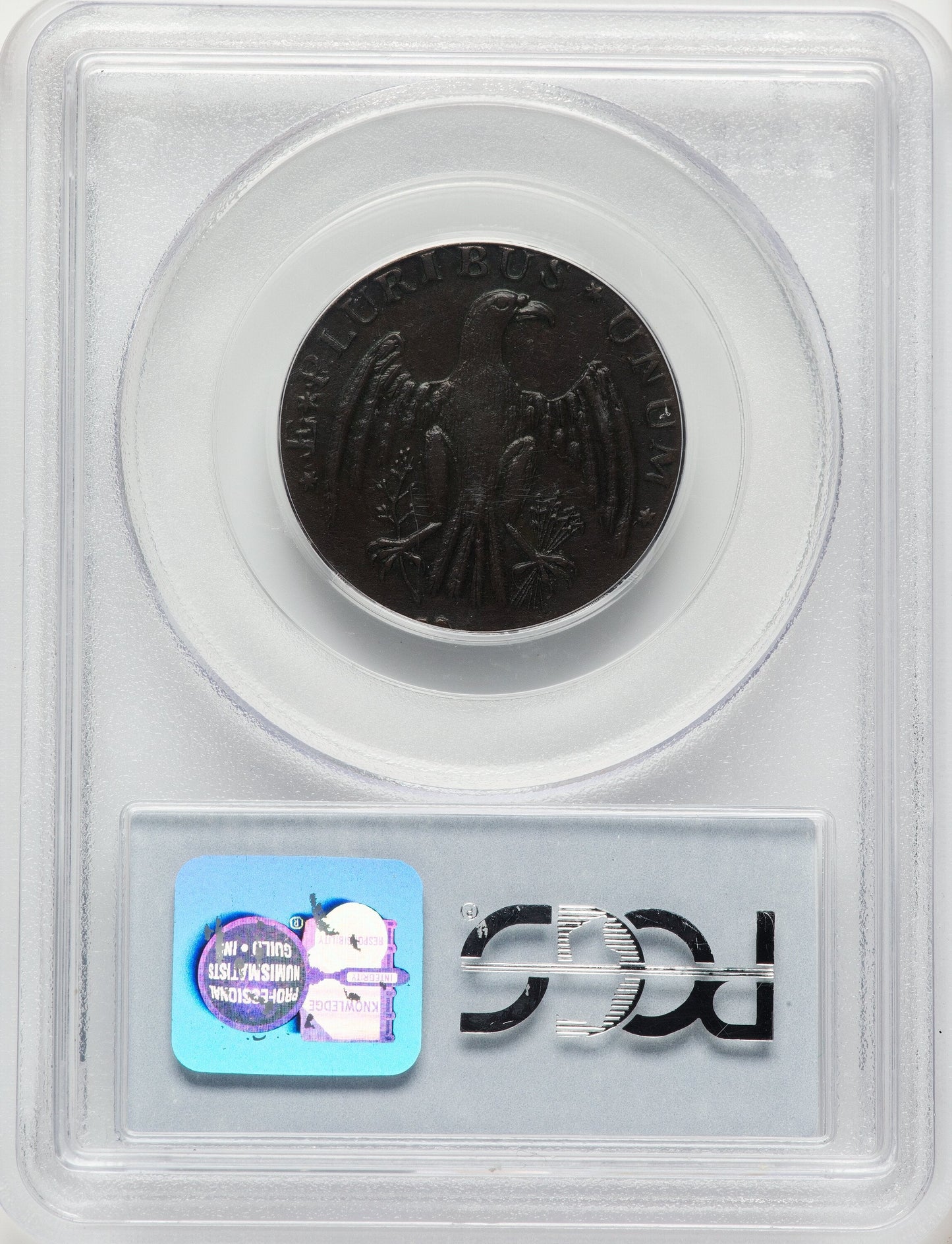 1787 Immunis Columbia Piece Eagle Reverse BN Colonials PCGS MS62