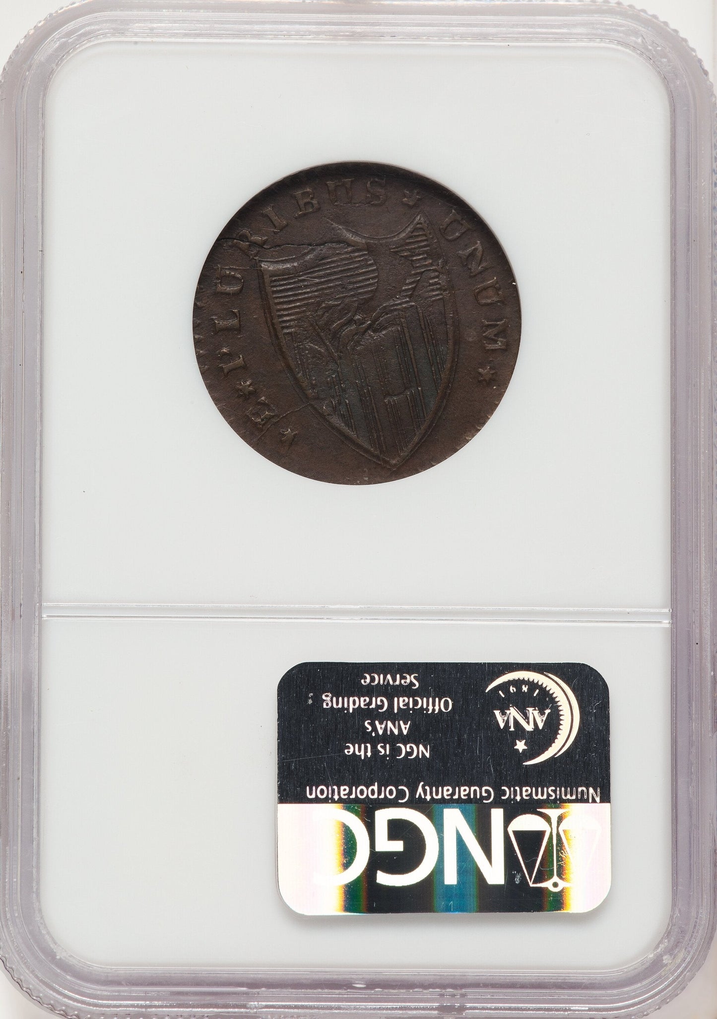 1787 New Jersey Copper Camel Head BN Colonials NGC AU58
