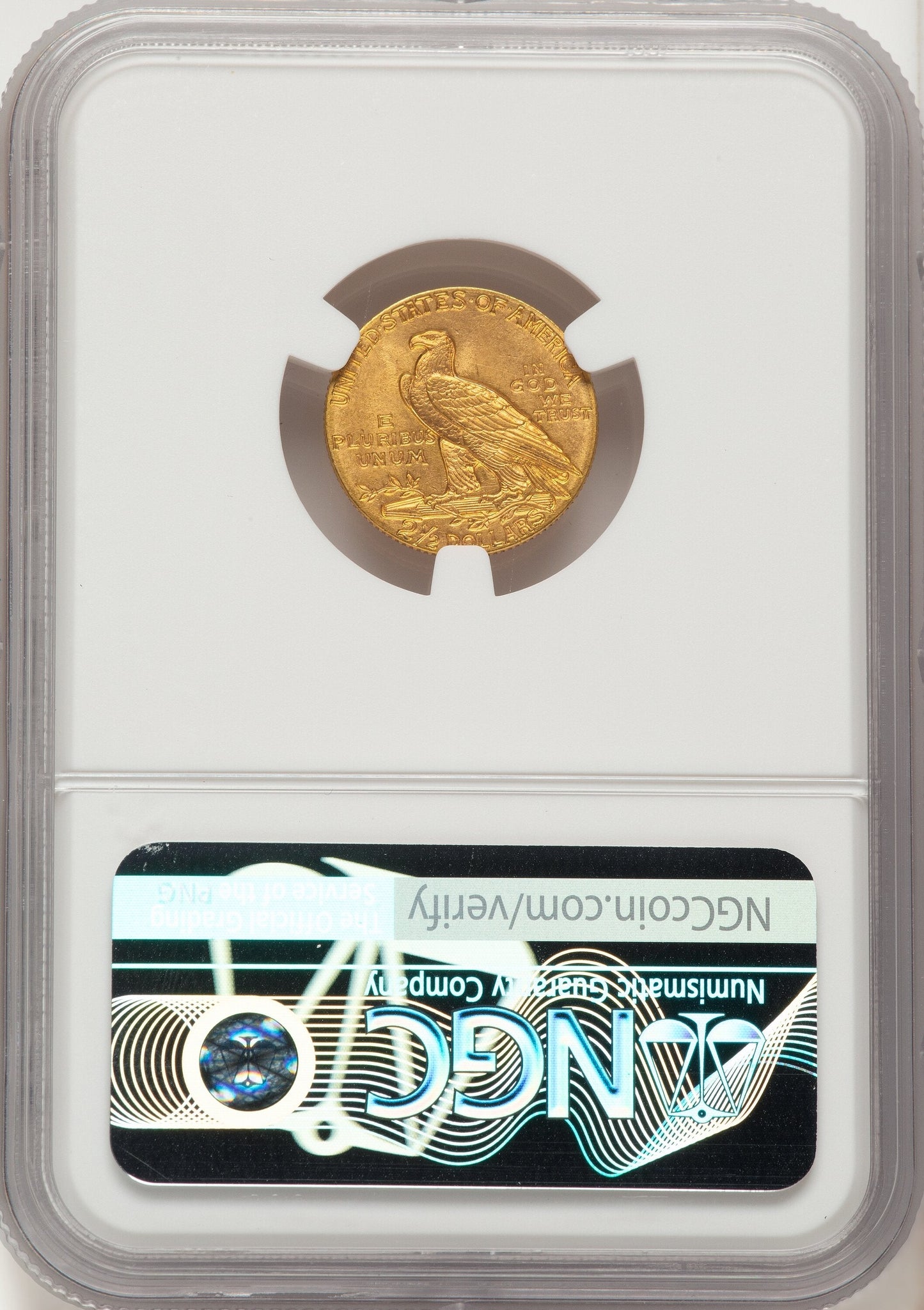 1909 $2.50 Indian Quarter Eagle NGC MS64