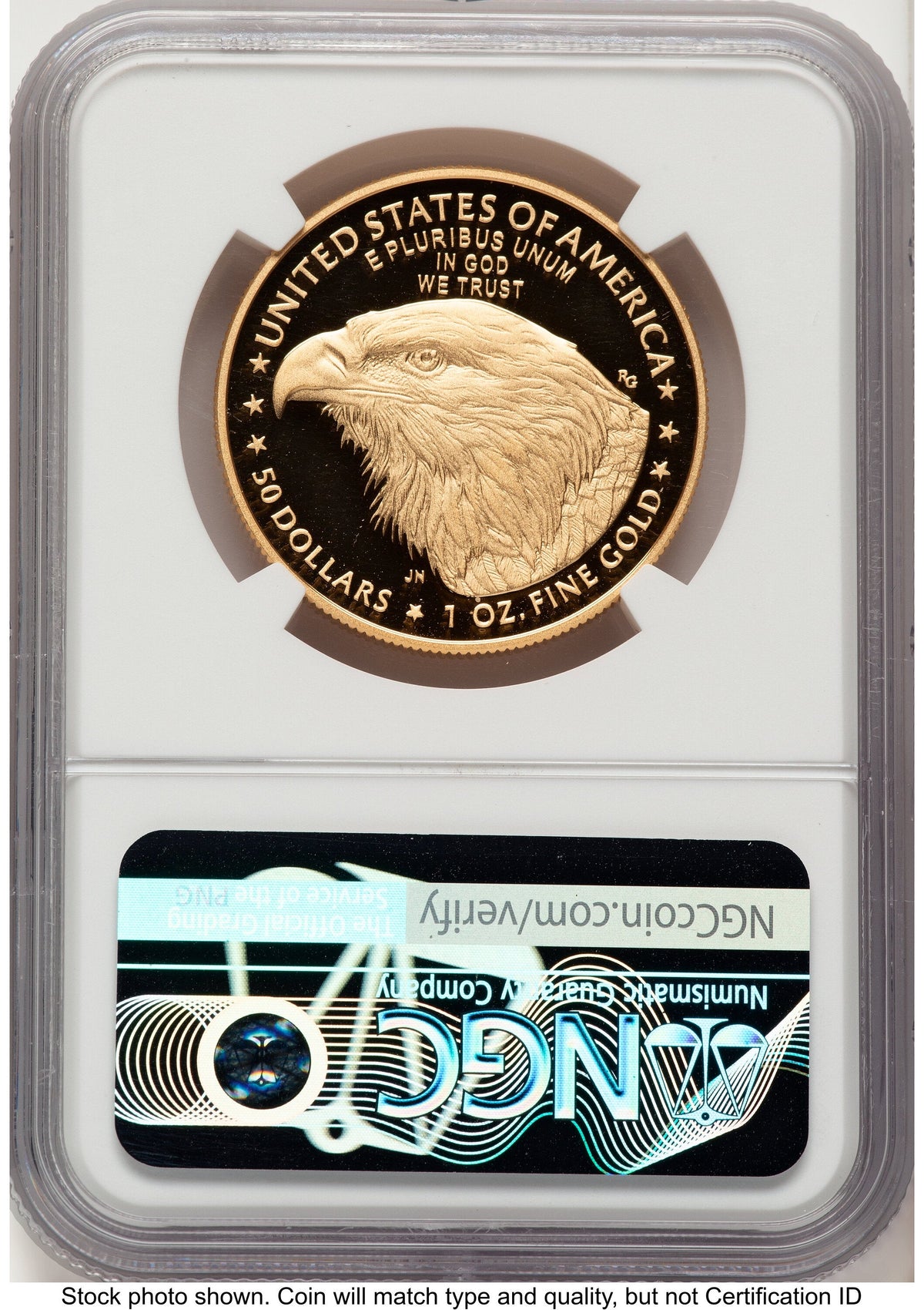 2025-W Proof Gold Eagle 1 oz ER Mike Castle NGC PF70