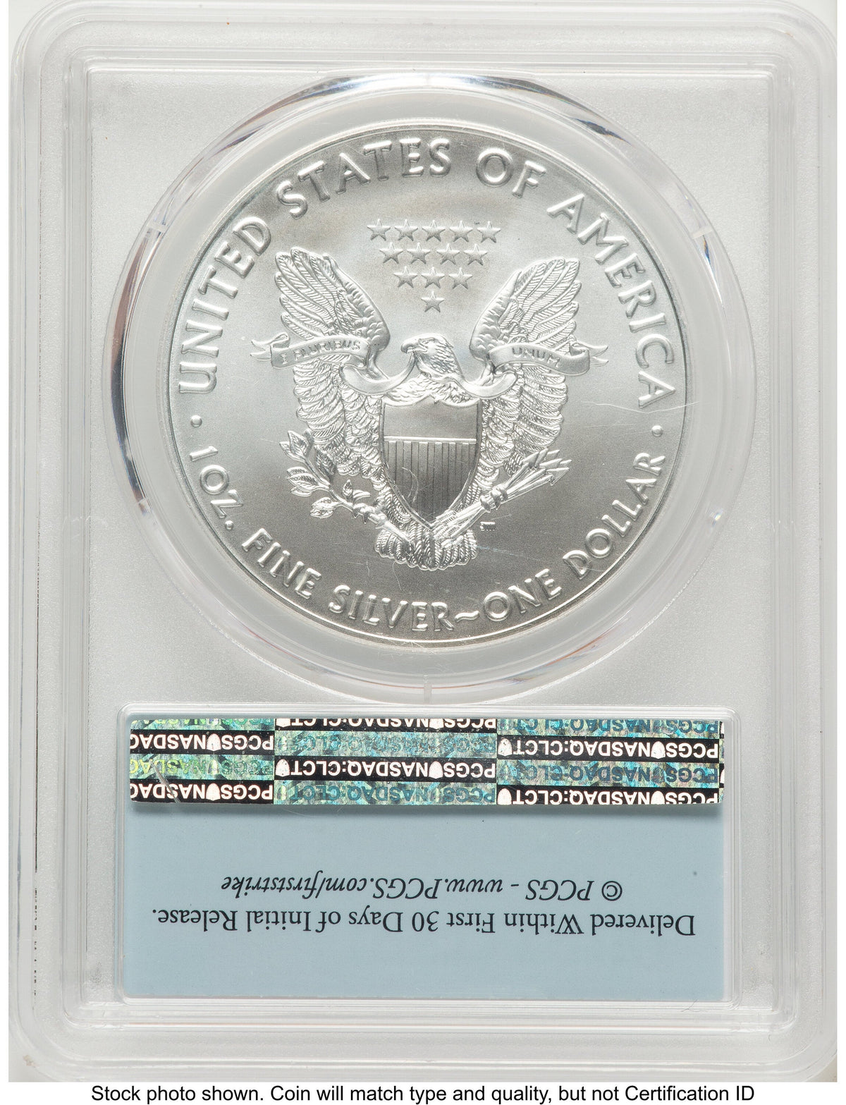 2020 Silver Eagle FS Flag PCGS MS70