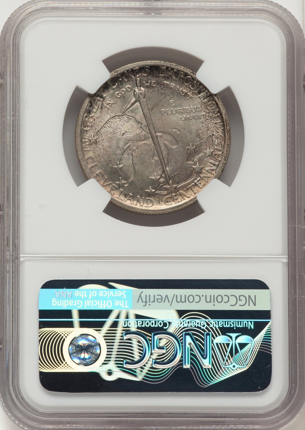 1936 50C Cleveland Commemorative Silver NGC MS67