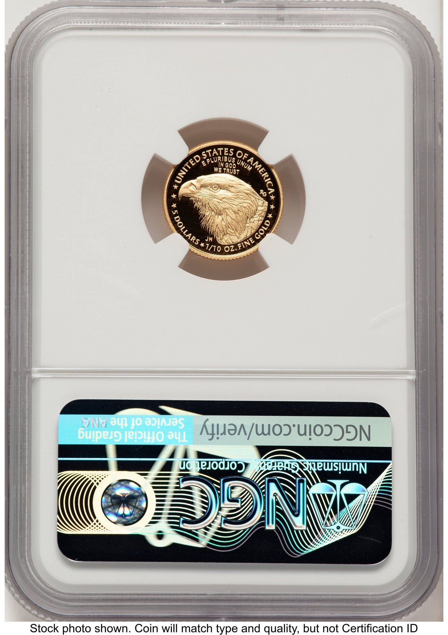 2022-W Proof Gold Eagle 1/10 oz AR Standard NGC PF70
