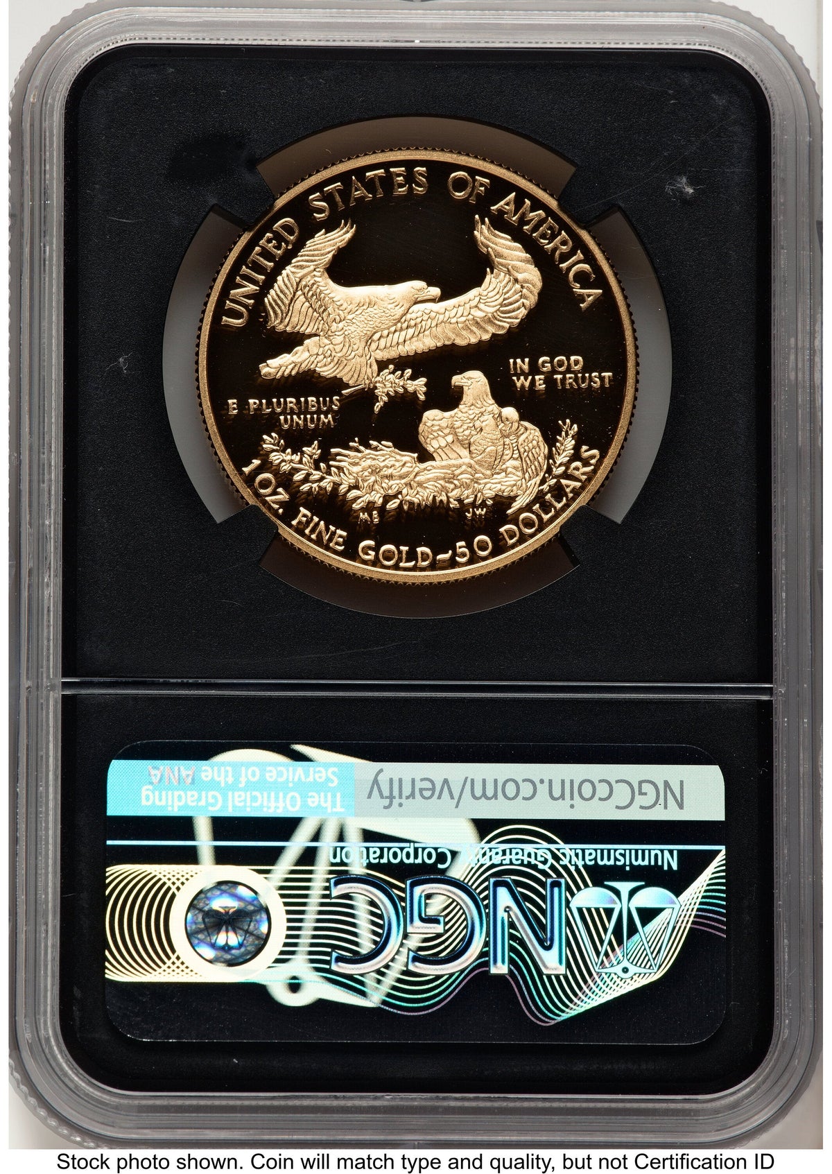 2019-W Proof Gold Eagle 1 oz FDI Elizabeth Jones Washington NGC PF70