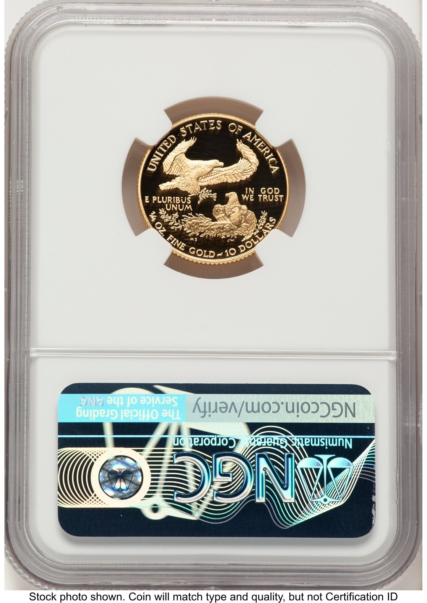1995-W Proof Gold Eagle 1/4 oz John NGC PF70 Mercanti