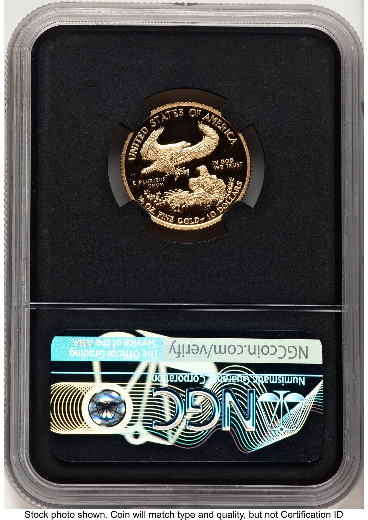 2019-W Proof Gold Eagle 1/4 oz FDI John Washington NGC PF70 Mercanti