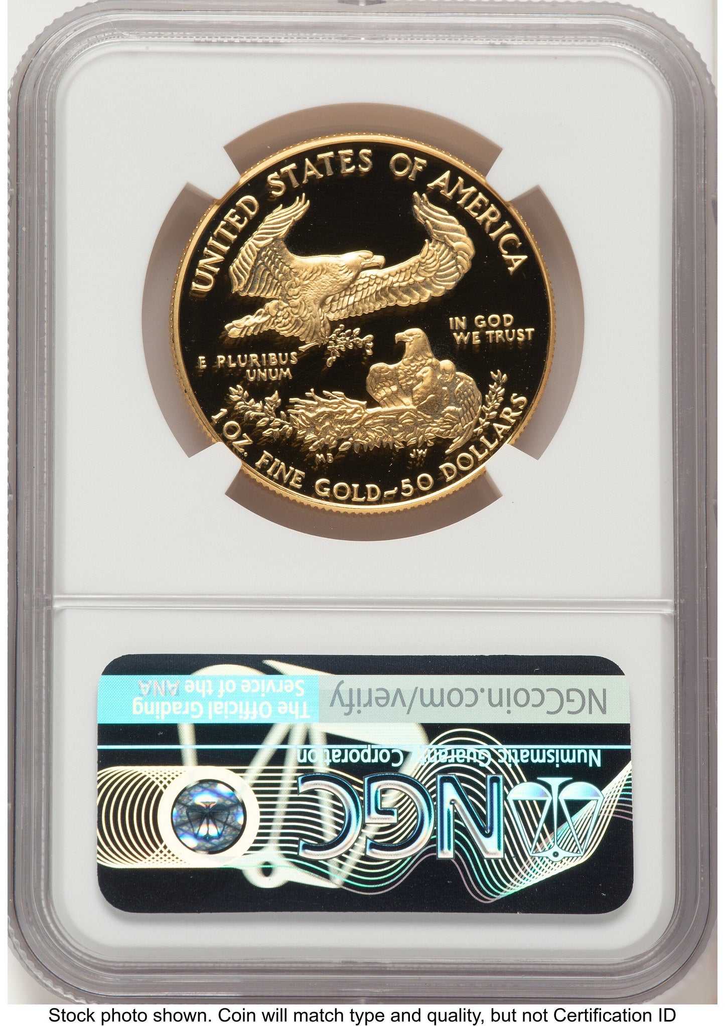 1992-W Proof Gold Eagle 1 oz John NGC PF70 Mercanti