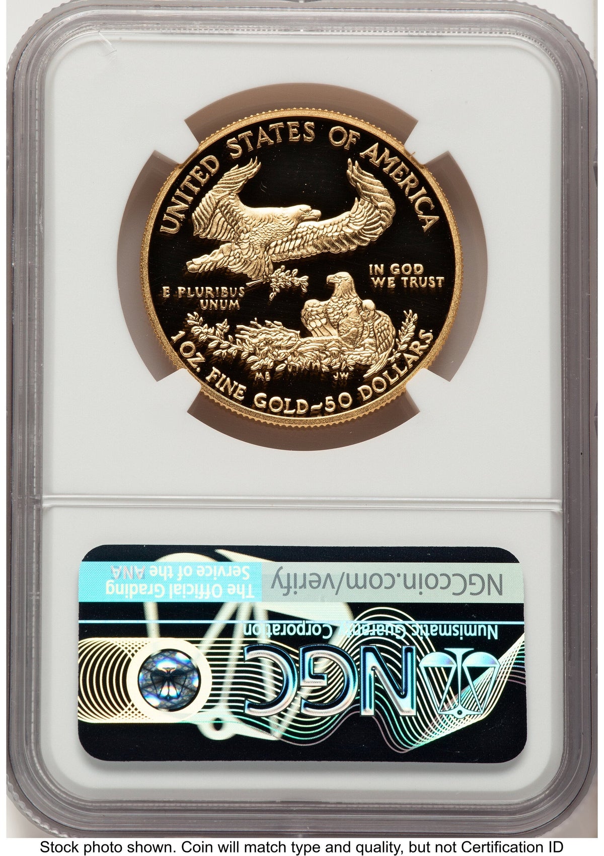 2014-W Proof Gold Eagle 1 oz John NGC PF70 Mercanti