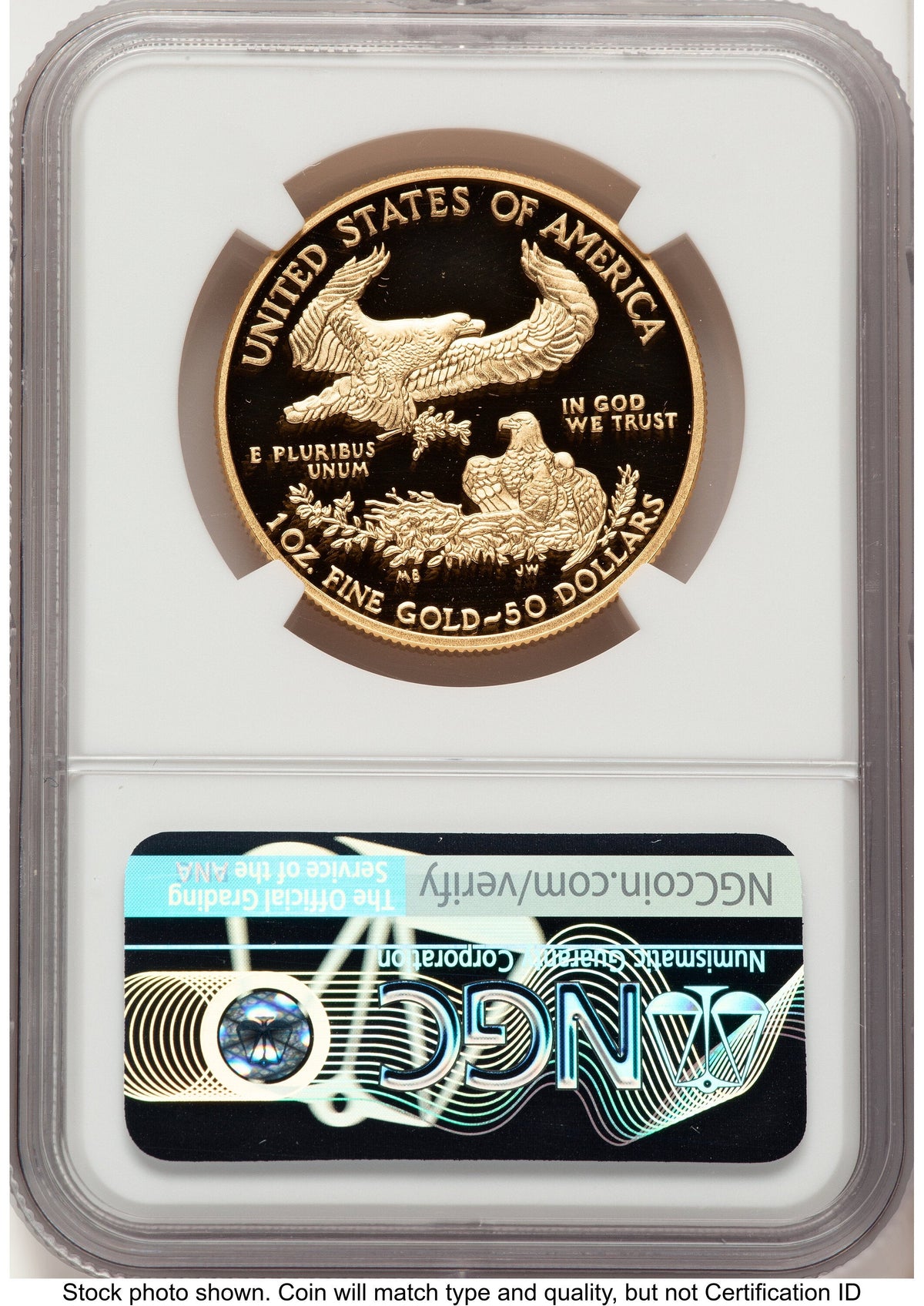 2015-W Proof Gold Eagle 1 oz John NGC PF70 Mercanti