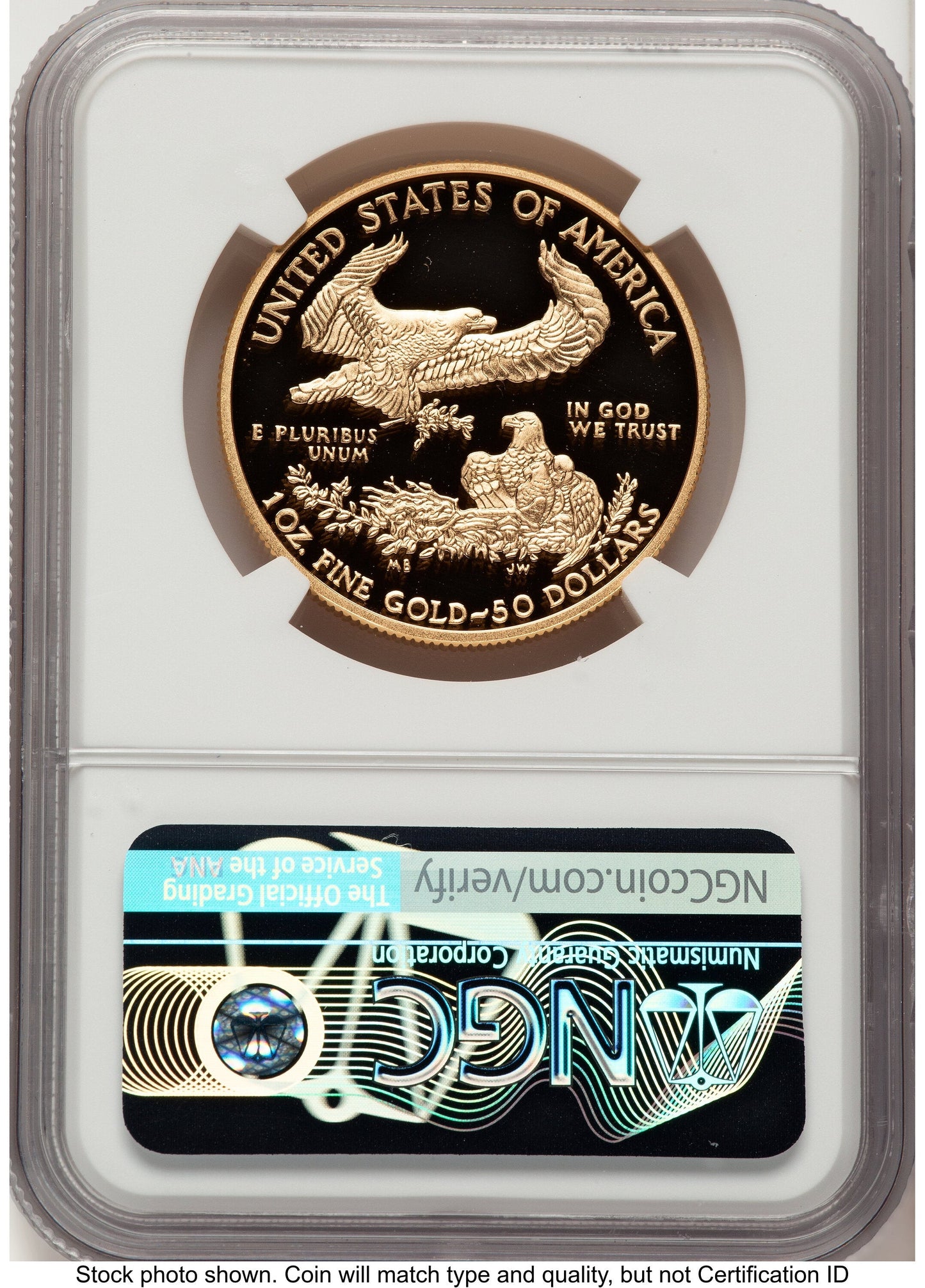 2017-W Proof Gold Eagle 1 oz John NGC PF70 Mercanti