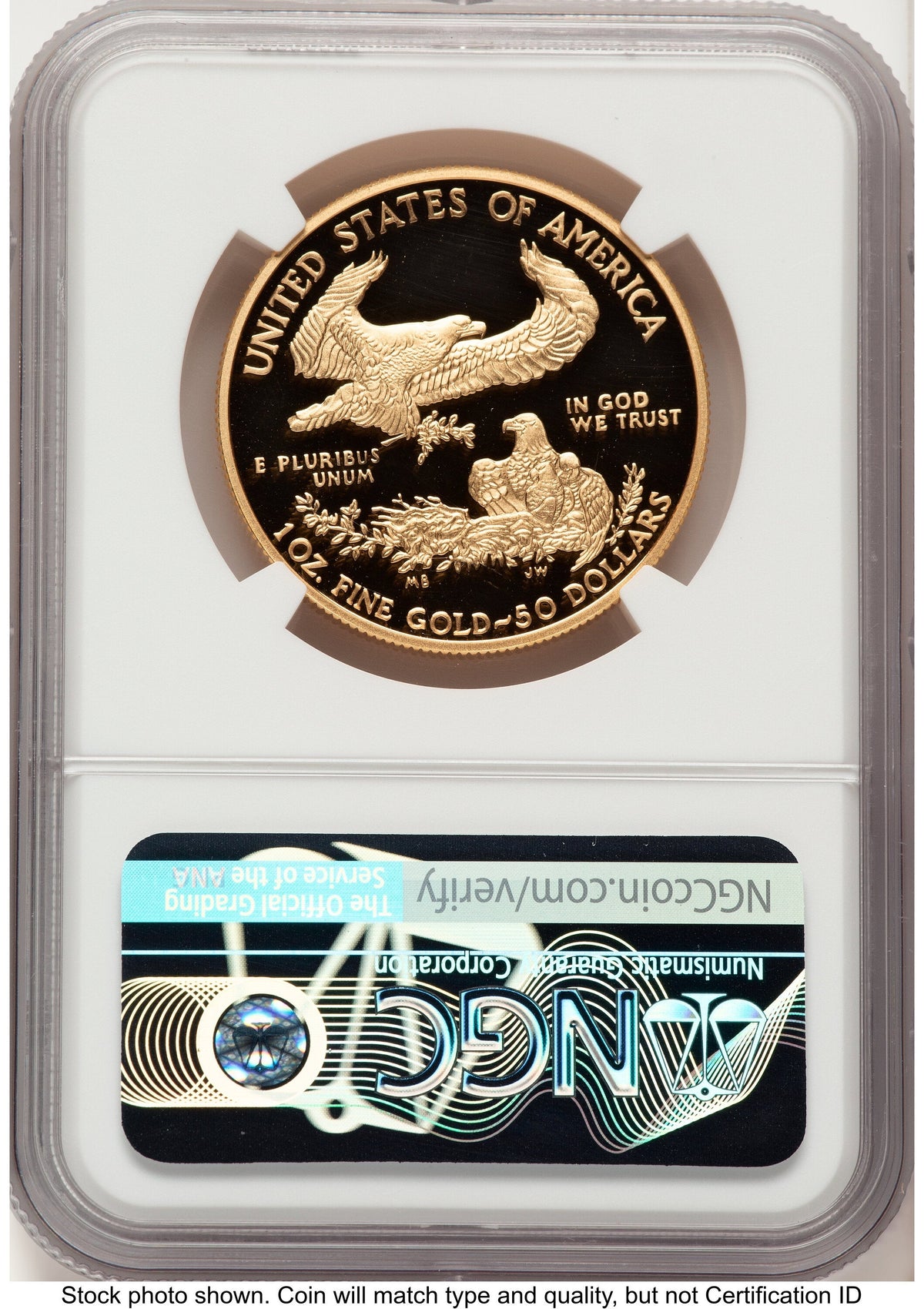 2020-W Proof Gold Eagle 1 oz John NGC PF70 Mercanti