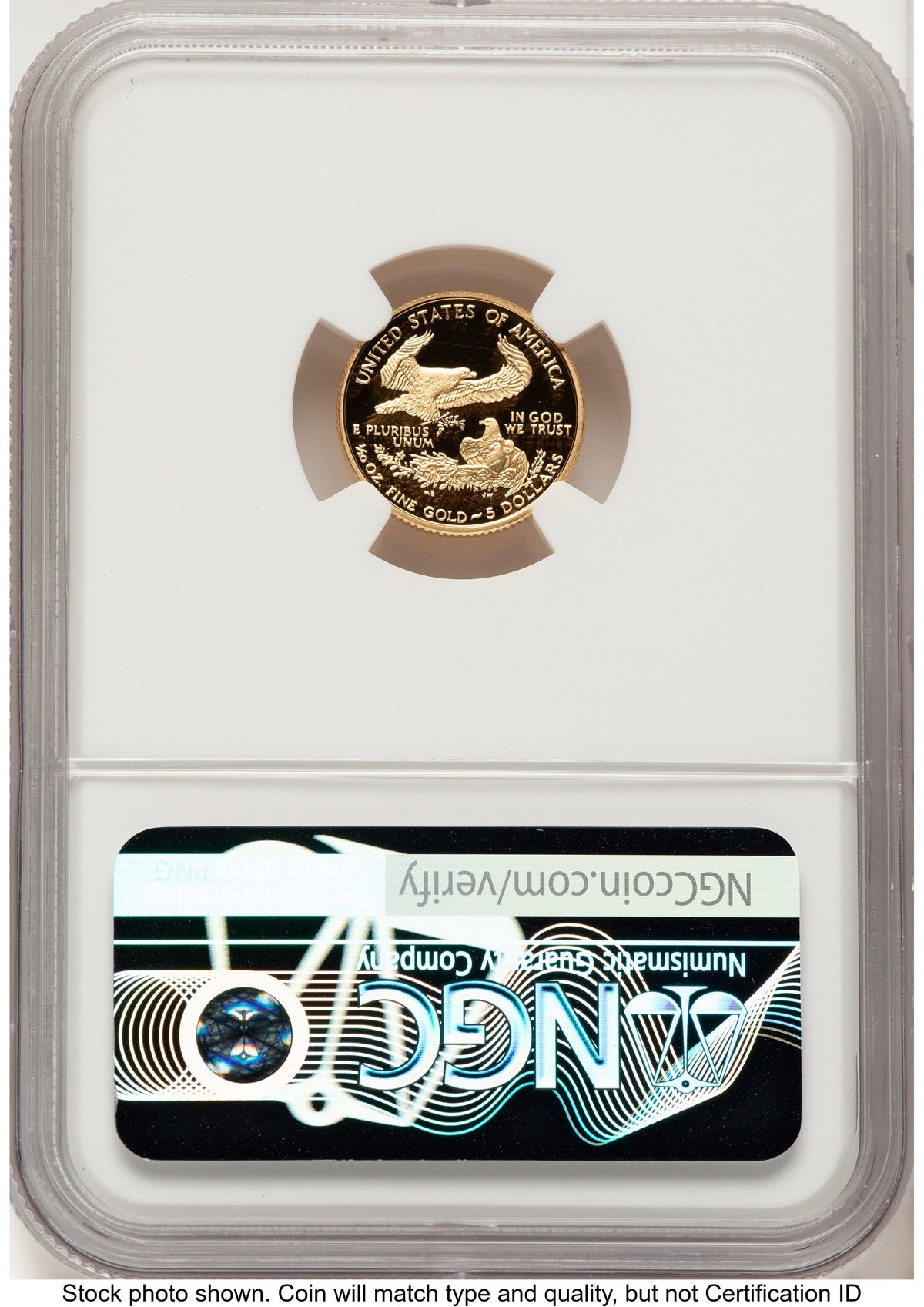 2007-W Proof Gold Eagle 1/10 oz Red Book NGC PF70