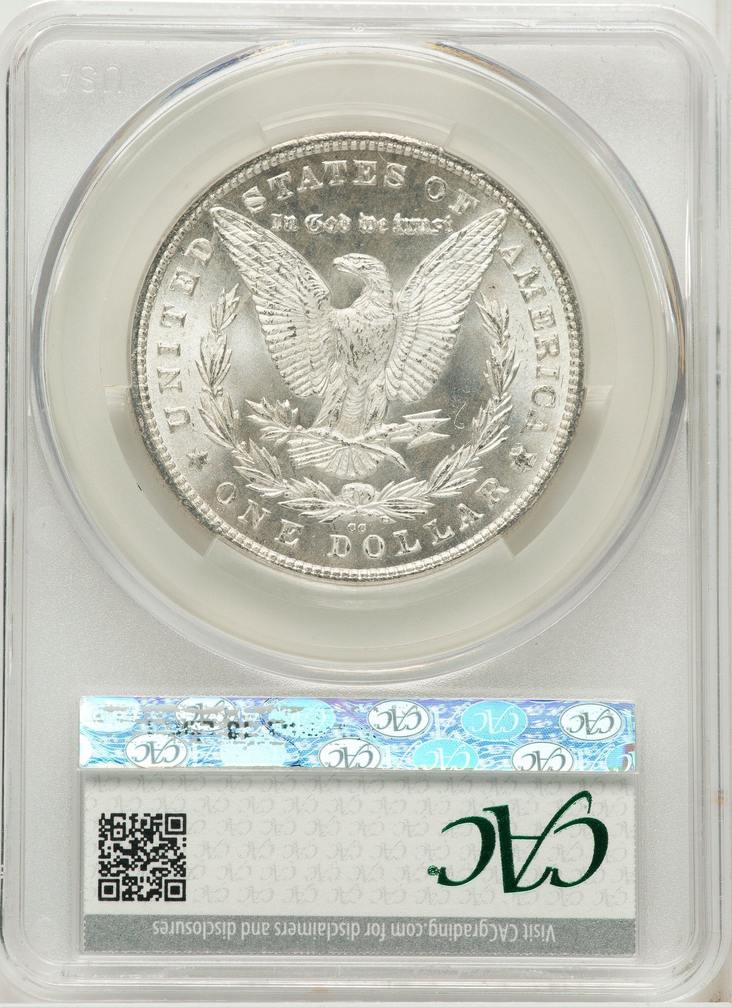 1880-CC $1 VAM-5 8/7 High 7 Morgan Dollar CACG MS64